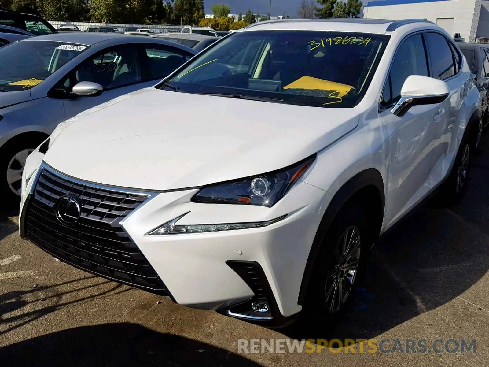 2 Photograph of a damaged car JTJYARBZ2K2133217 LEXUS NX 300 2019
