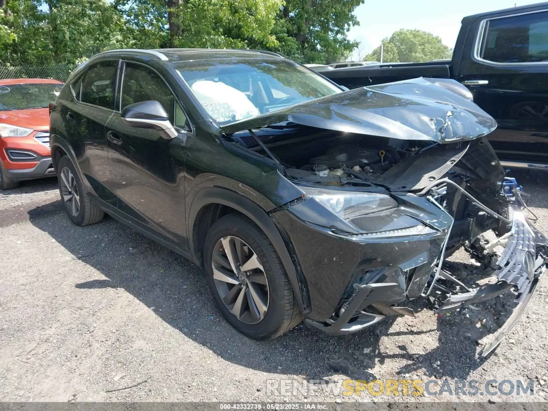 1 Photograph of a damaged car JTJYARBZ4K2124003 LEXUS NX 300 2019