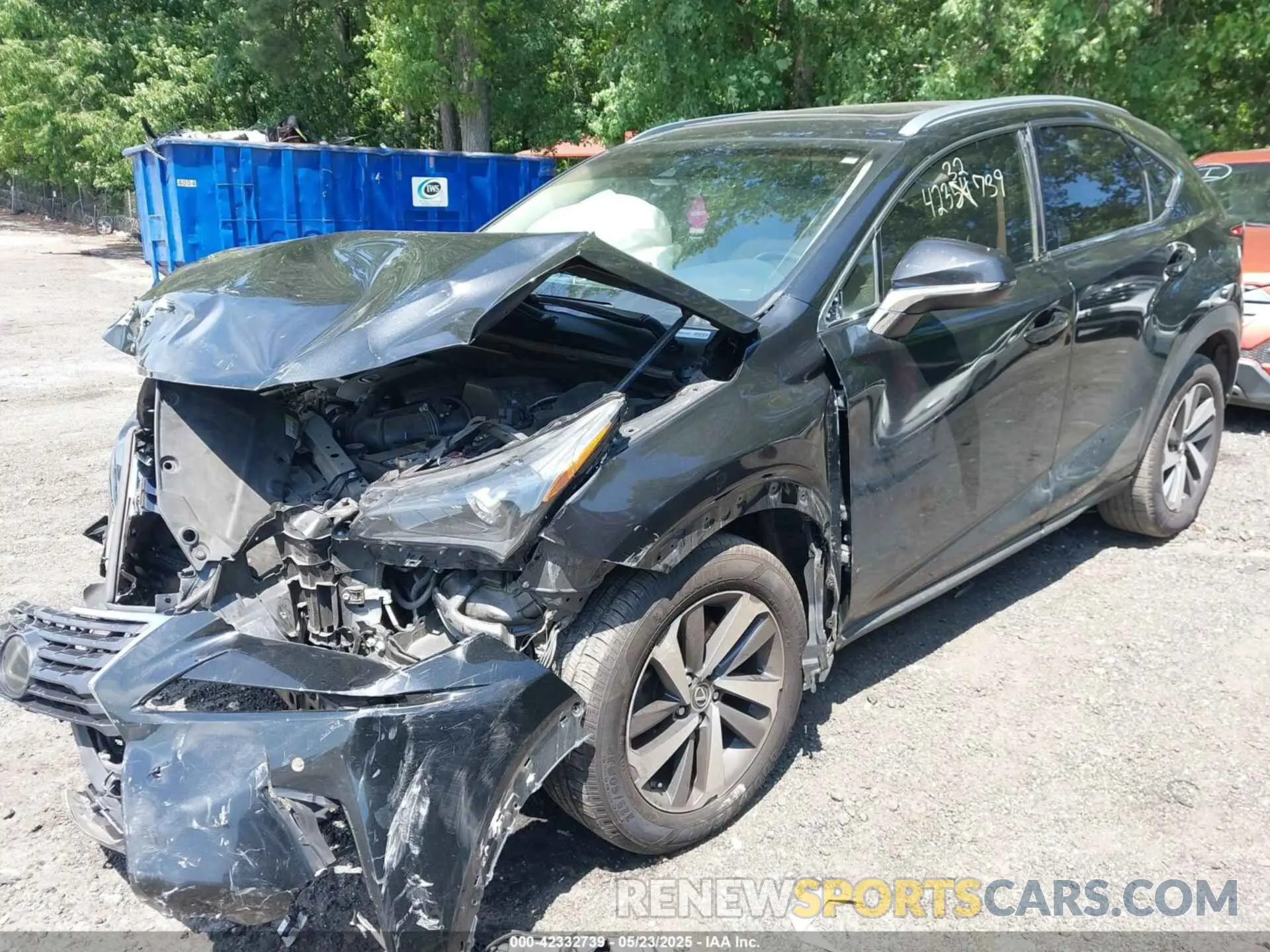 2 Photograph of a damaged car JTJYARBZ4K2124003 LEXUS NX 300 2019