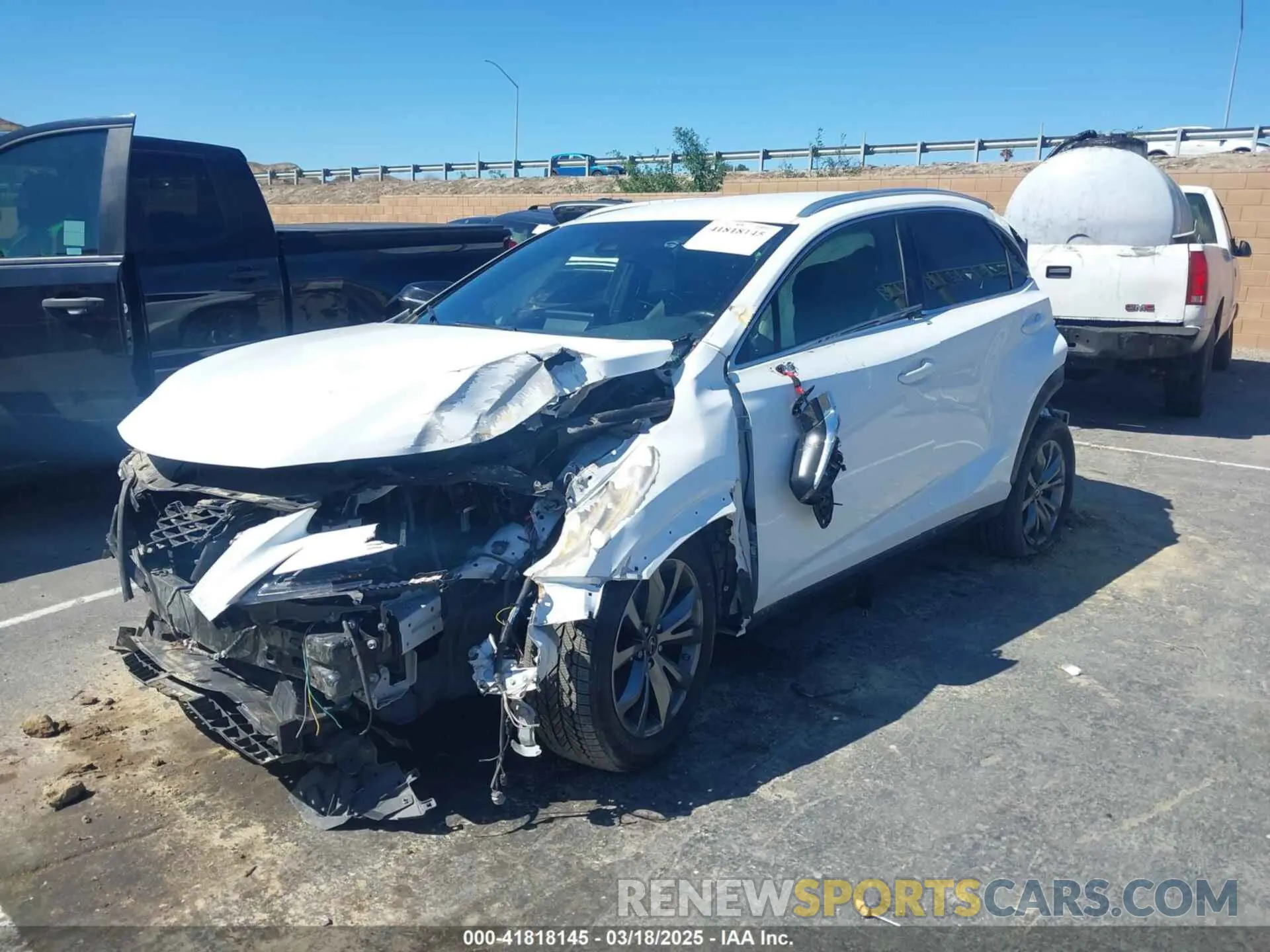 2 Photograph of a damaged car JTJYARBZ4K2129962 LEXUS NX 300 2019