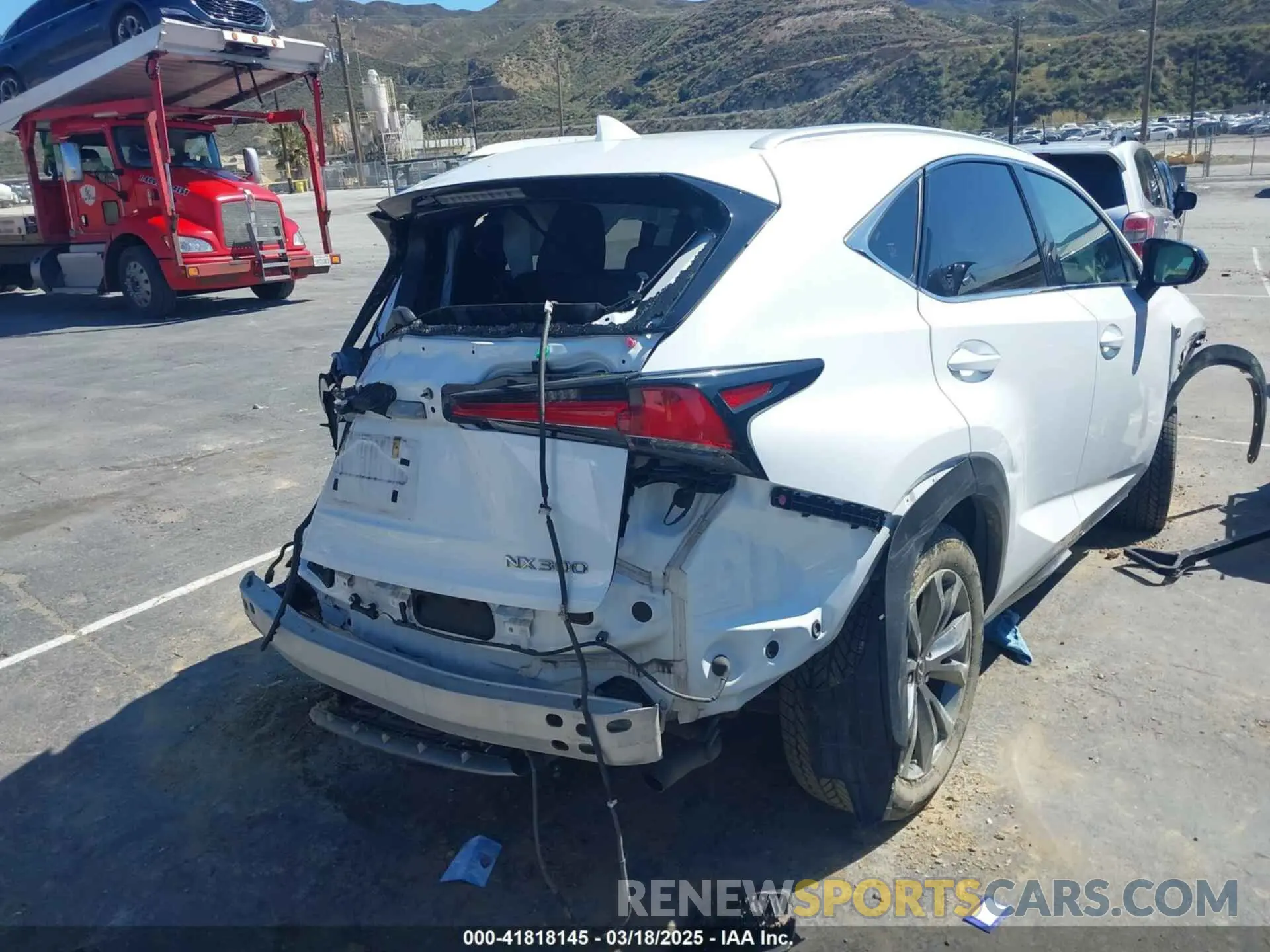 4 Photograph of a damaged car JTJYARBZ4K2129962 LEXUS NX 300 2019