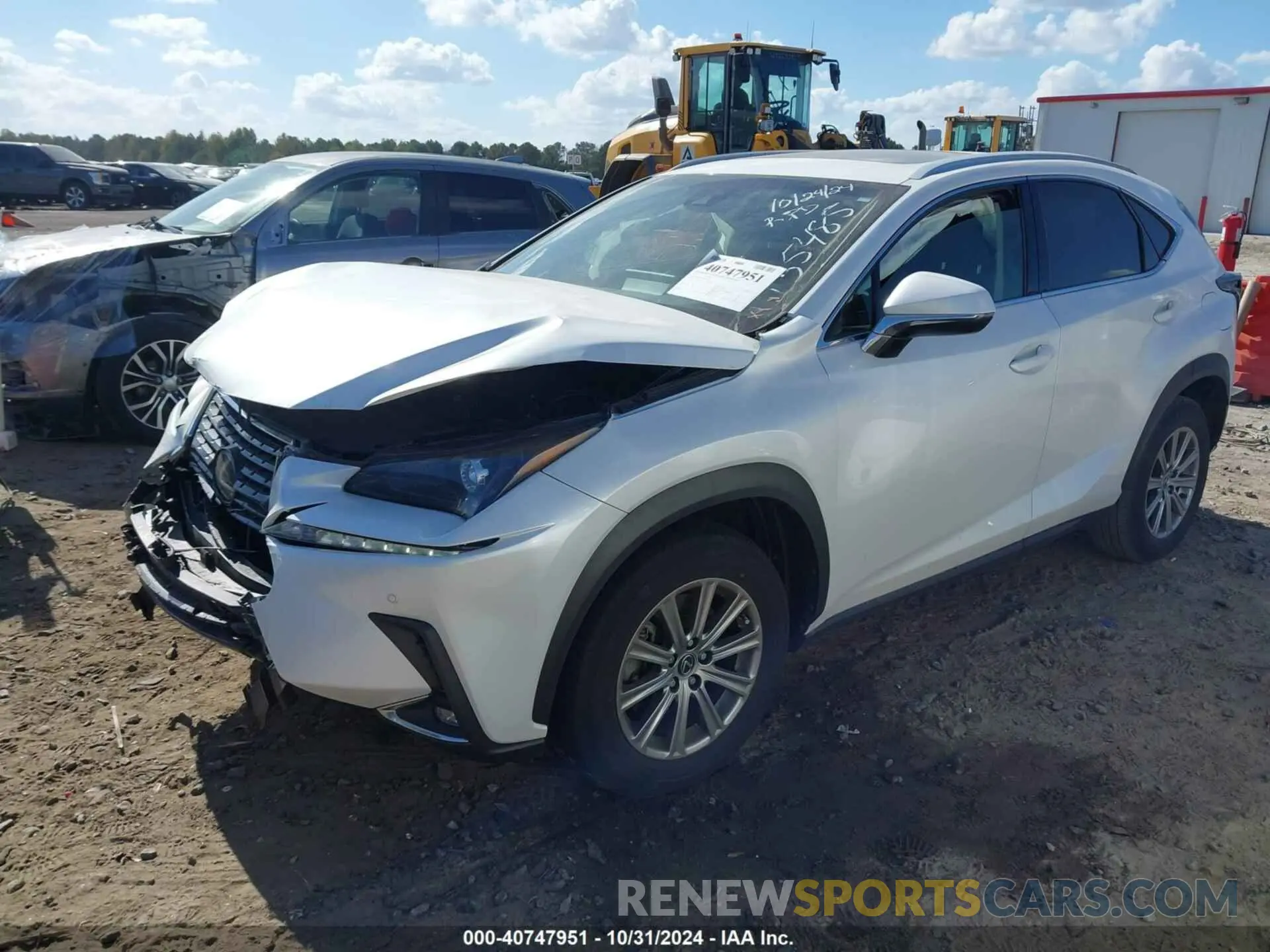 2 Photograph of a damaged car JTJYARBZ4K2135485 LEXUS NX 300 2019