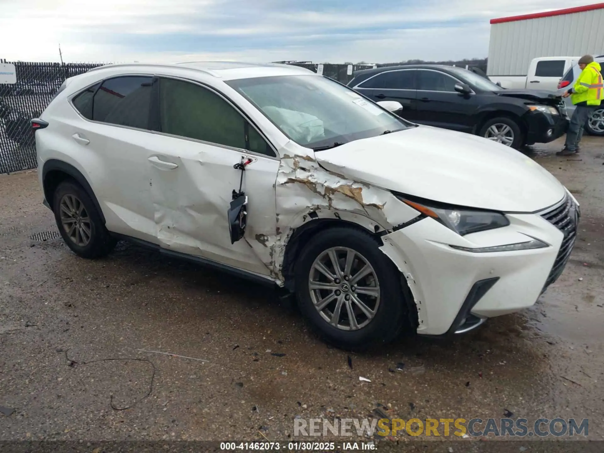 1 Photograph of a damaged car JTJYARBZ4K2156501 LEXUS NX 300 2019