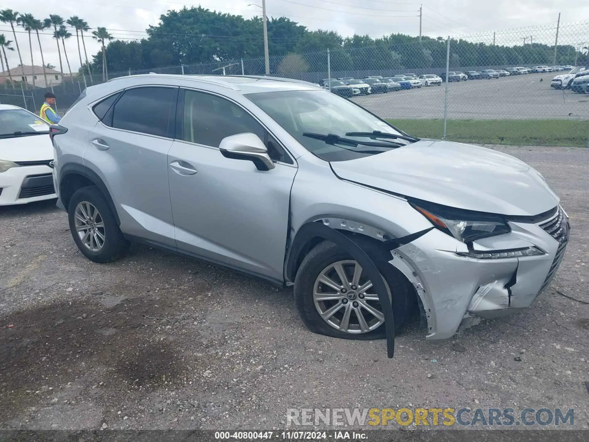 1 Photograph of a damaged car JTJYARBZ5K2131557 LEXUS NX 300 2019