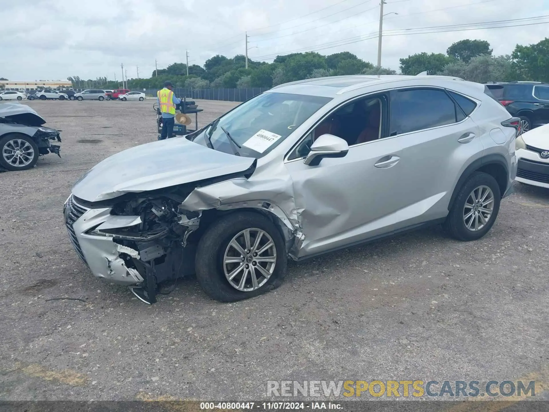 2 Photograph of a damaged car JTJYARBZ5K2131557 LEXUS NX 300 2019