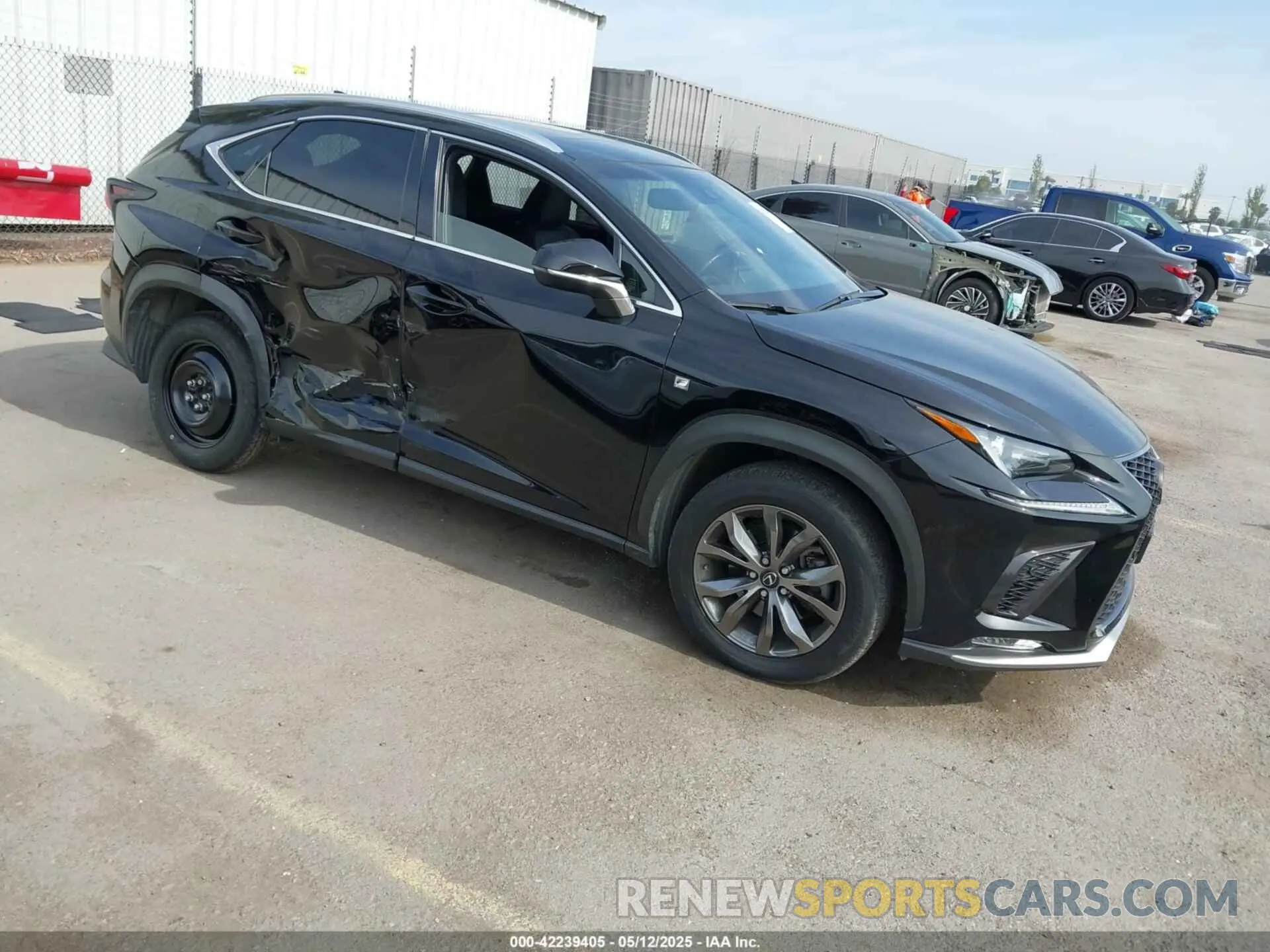 1 Photograph of a damaged car JTJYARBZ6K2141403 LEXUS NX 300 2019