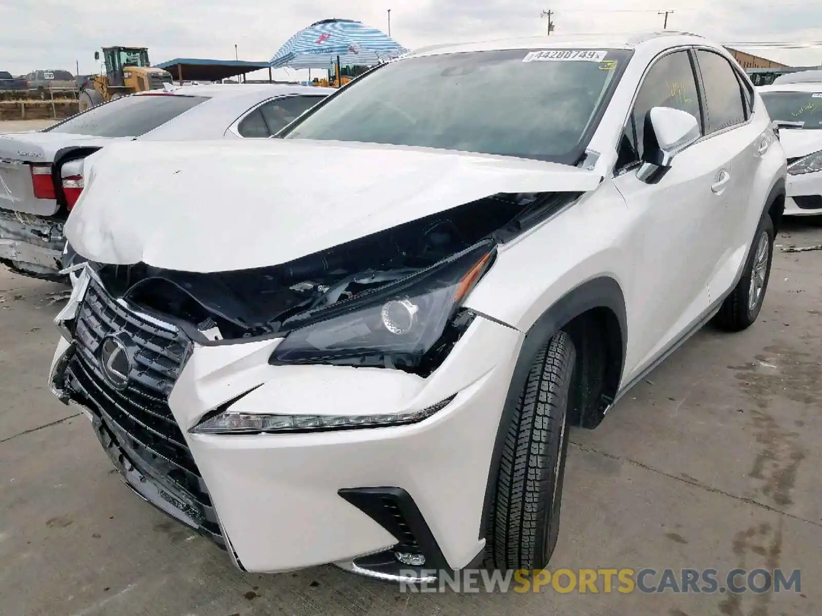 2 Photograph of a damaged car JTJYARBZ6K2156709 LEXUS NX 300 2019