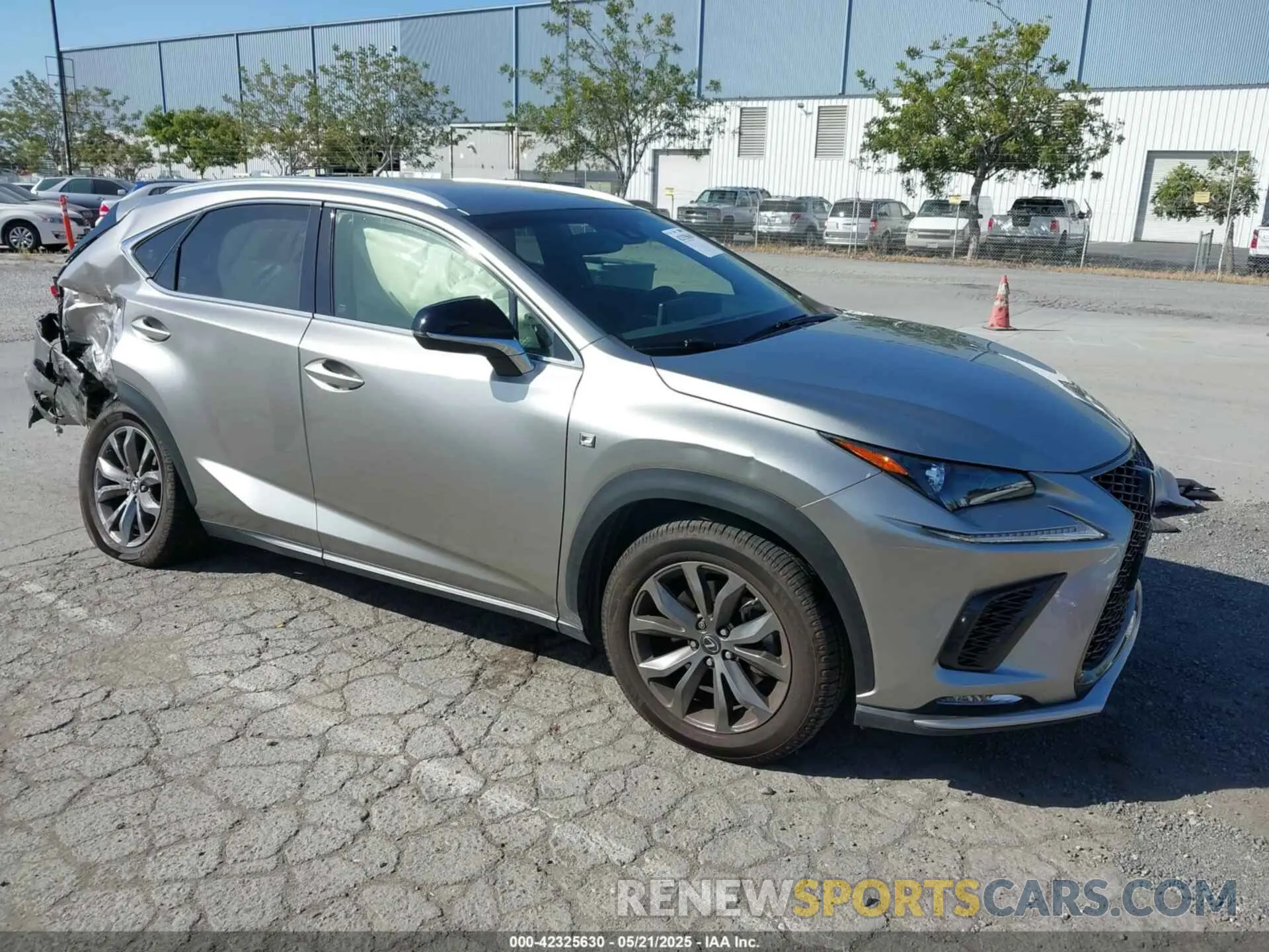 1 Photograph of a damaged car JTJYARBZ7K2122262 LEXUS NX 300 2019