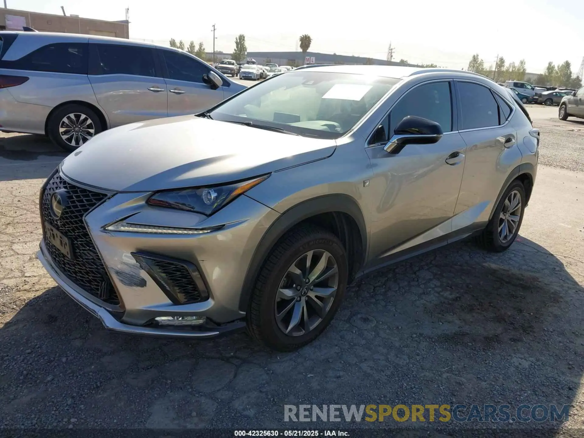 2 Photograph of a damaged car JTJYARBZ7K2122262 LEXUS NX 300 2019