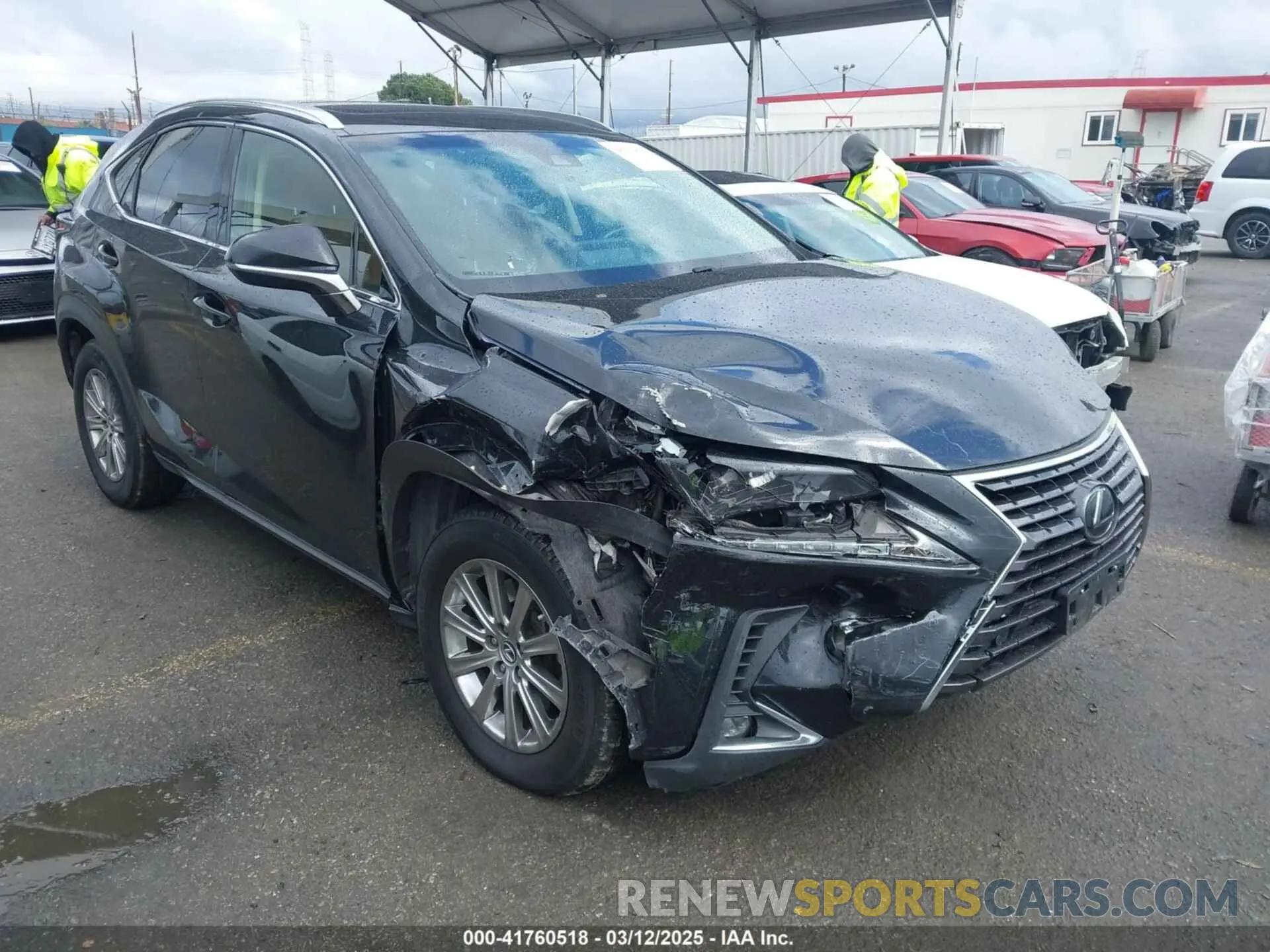 1 Photograph of a damaged car JTJYARBZ7K2123296 LEXUS NX 300 2019