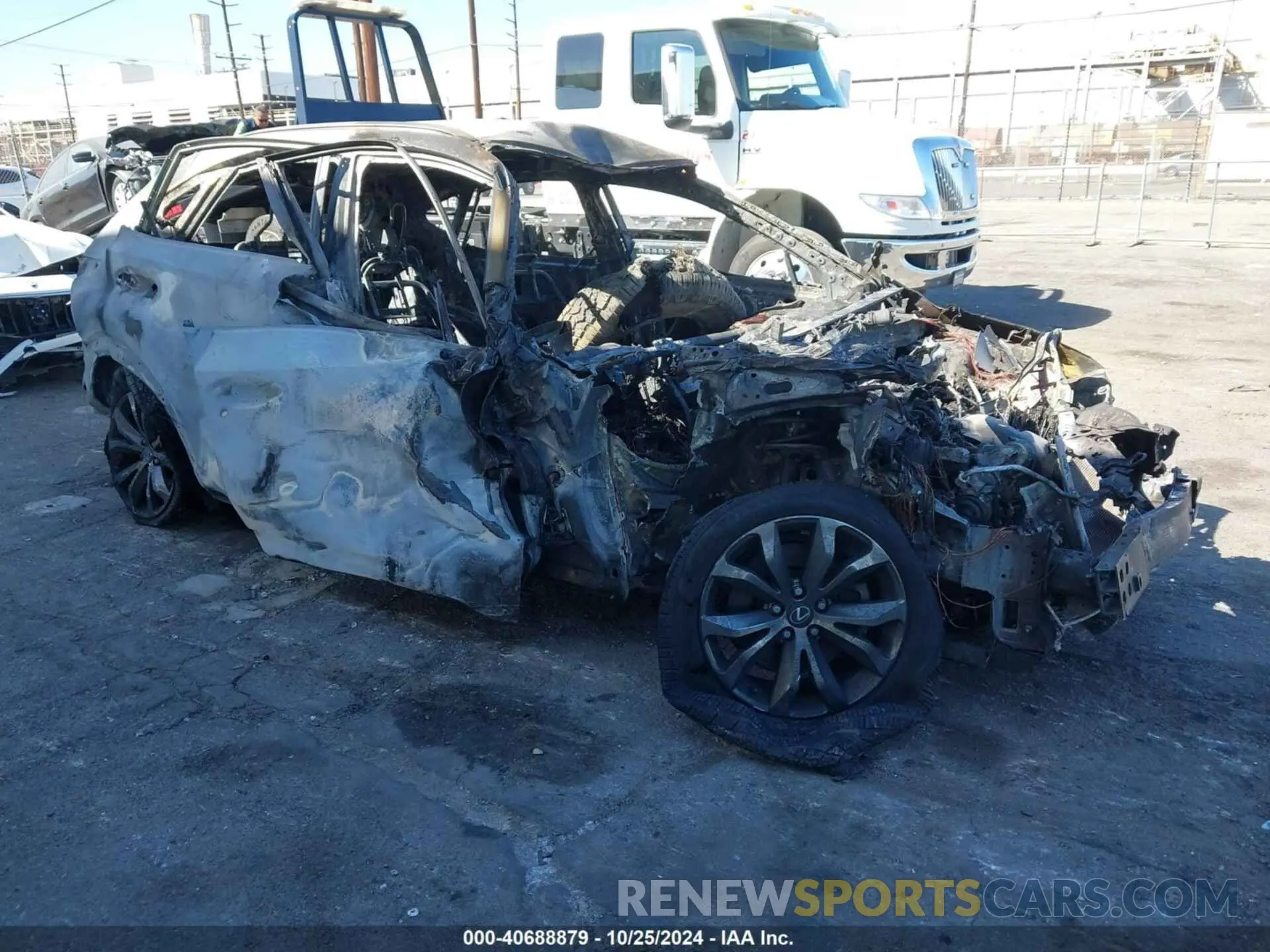 1 Photograph of a damaged car JTJYARBZ7K2141328 LEXUS NX 300 2019