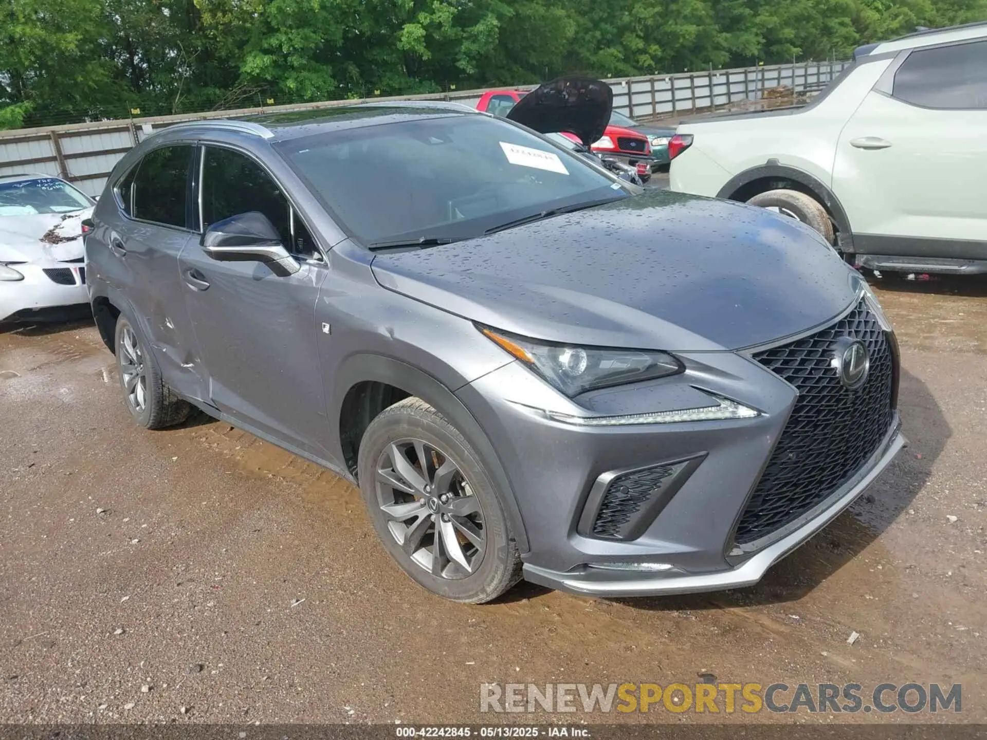 1 Photograph of a damaged car JTJYARBZ7K2141765 LEXUS NX 300 2019