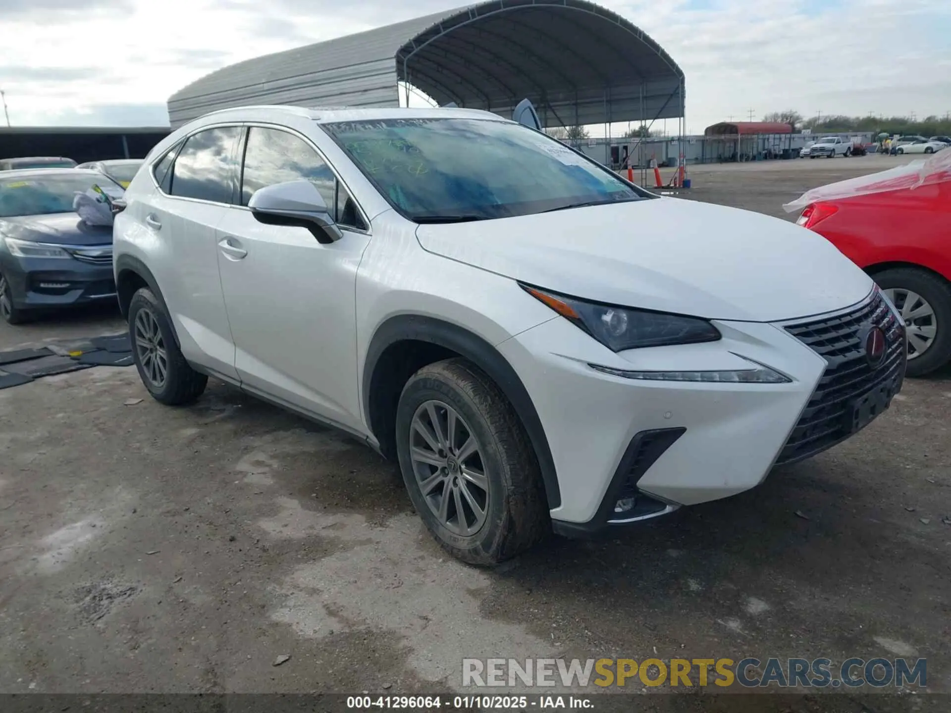1 Photograph of a damaged car JTJYARBZ7K2150840 LEXUS NX 300 2019