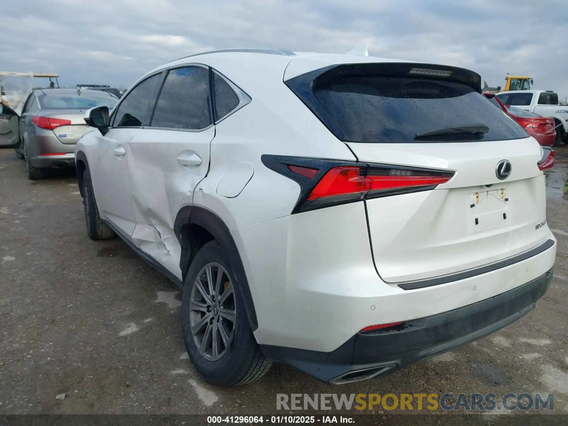 3 Photograph of a damaged car JTJYARBZ7K2150840 LEXUS NX 300 2019