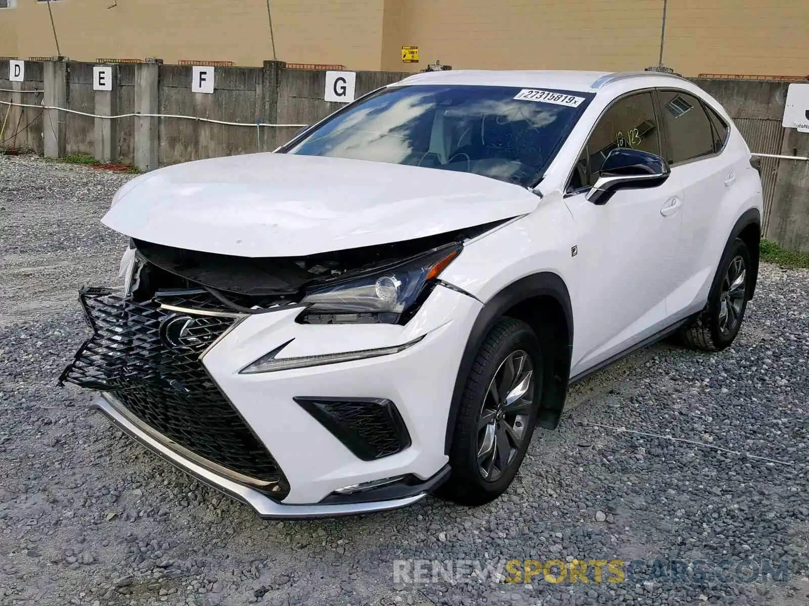 2 Photograph of a damaged car JTJYARBZ8K2128846 LEXUS NX 300 2019