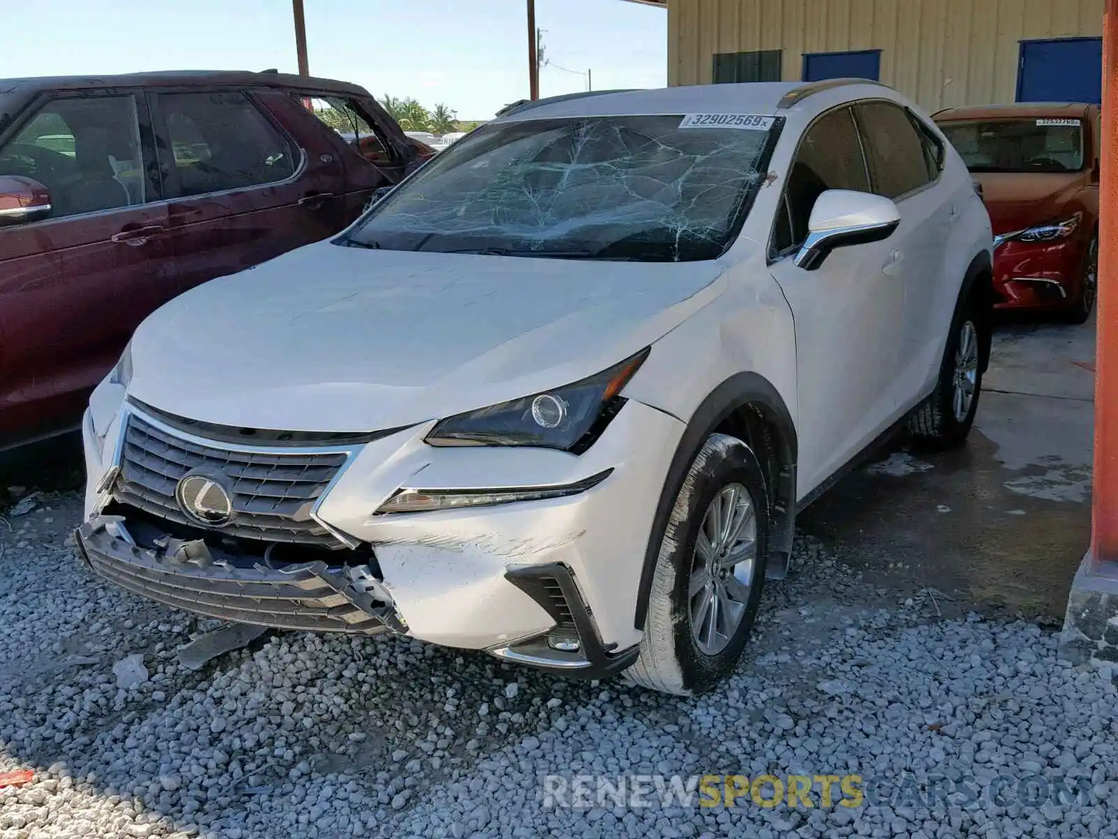 2 Photograph of a damaged car JTJYARBZ8K2129785 LEXUS NX 300 2019