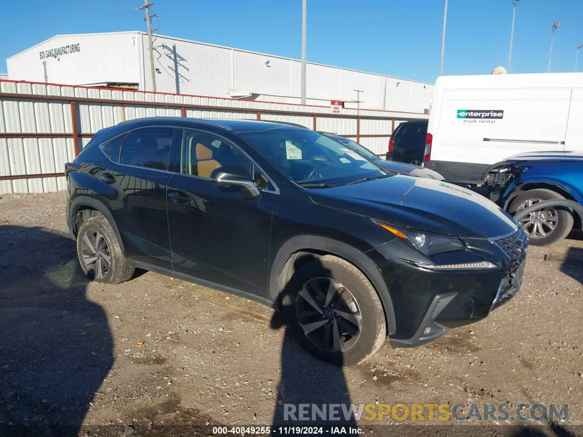 1 Photograph of a damaged car JTJYARBZ8K2132623 LEXUS NX 300 2019
