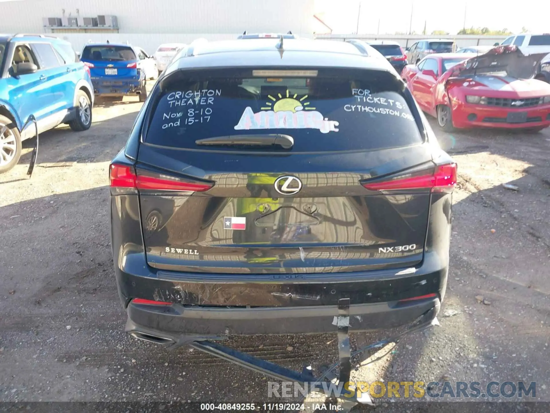 16 Photograph of a damaged car JTJYARBZ8K2132623 LEXUS NX 300 2019
