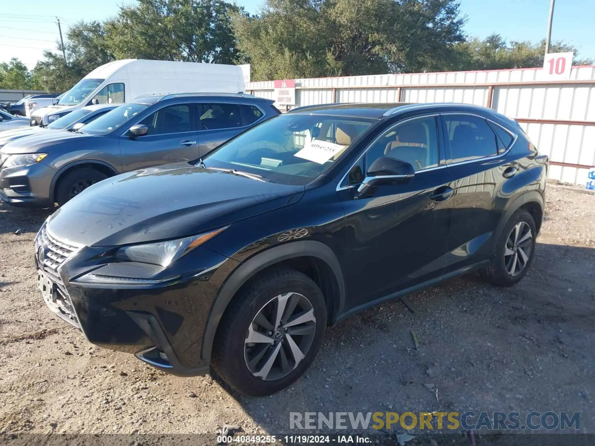 2 Photograph of a damaged car JTJYARBZ8K2132623 LEXUS NX 300 2019