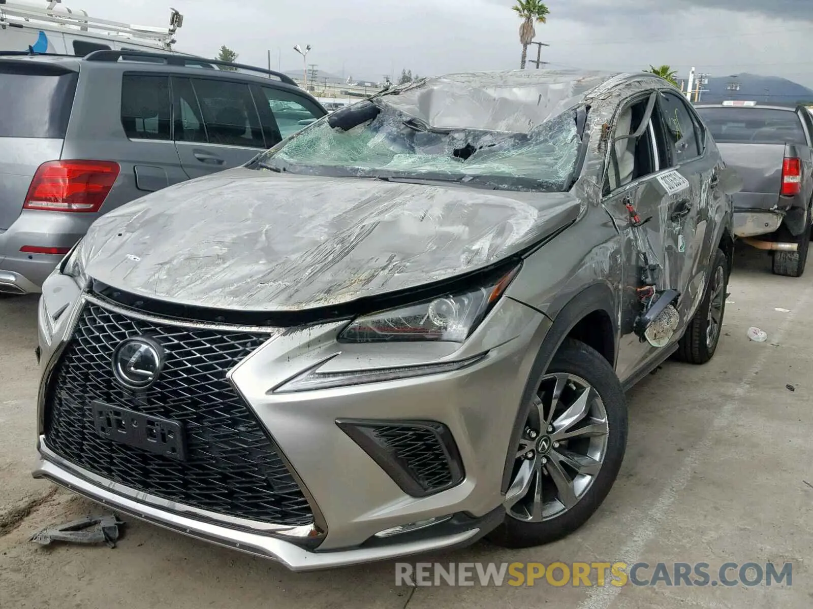 2 Photograph of a damaged car JTJYARBZ9K2126345 LEXUS NX 300 2019