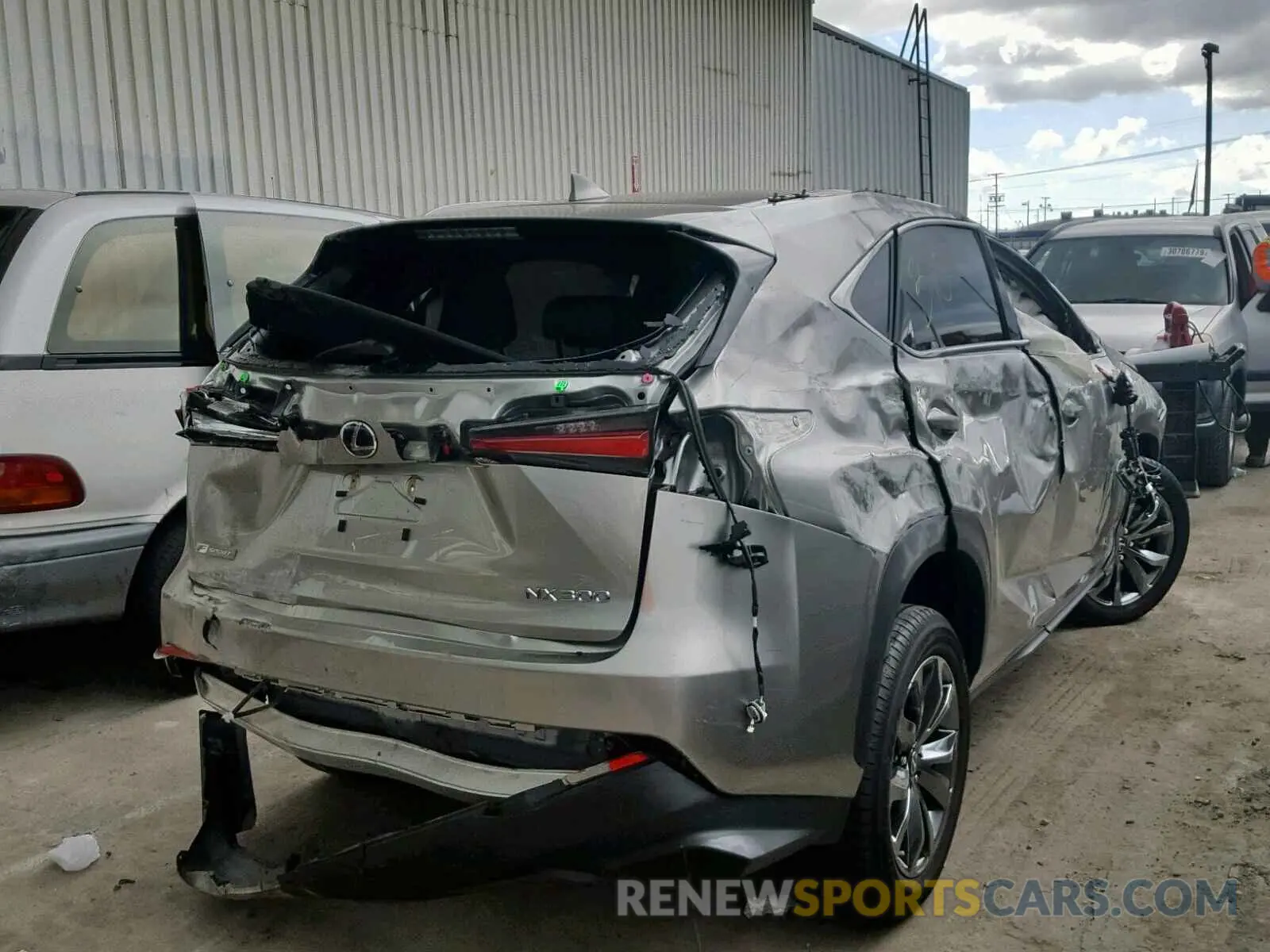 4 Photograph of a damaged car JTJYARBZ9K2126345 LEXUS NX 300 2019