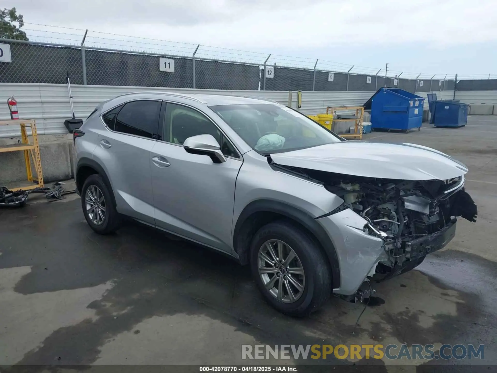 1 Photograph of a damaged car JTJYARBZ9K2158017 LEXUS NX 300 2019