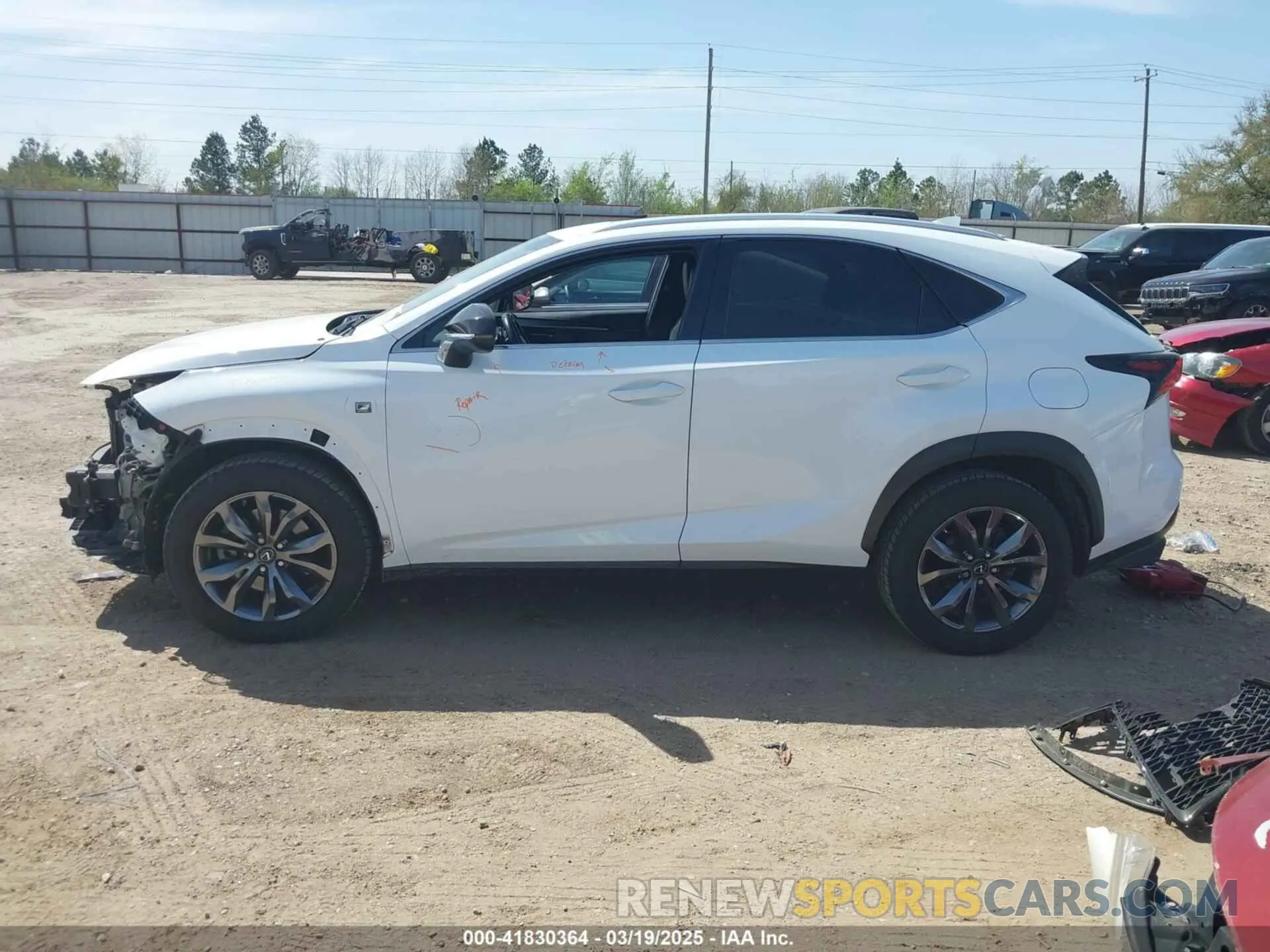 15 Photograph of a damaged car JTJYARBZXK2119274 LEXUS NX 300 2019