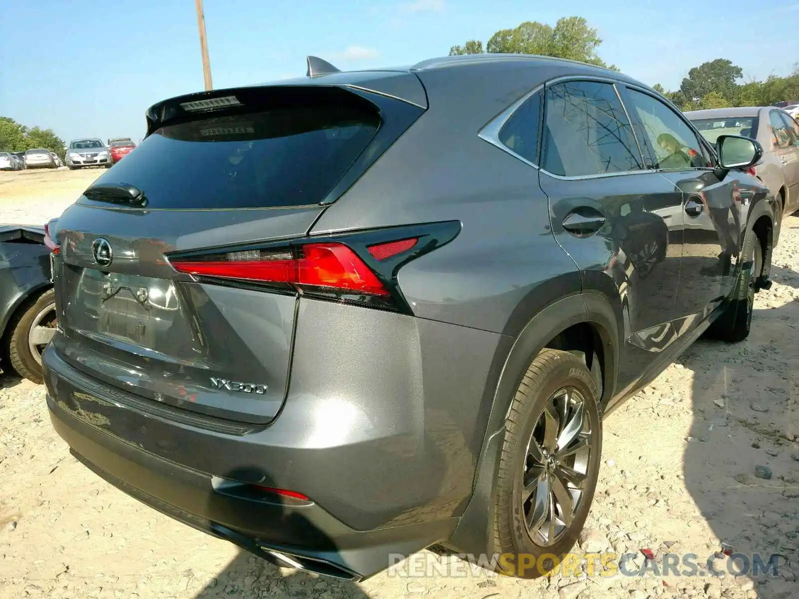 4 Photograph of a damaged car JTJYARBZXK2136348 LEXUS NX 300 2019