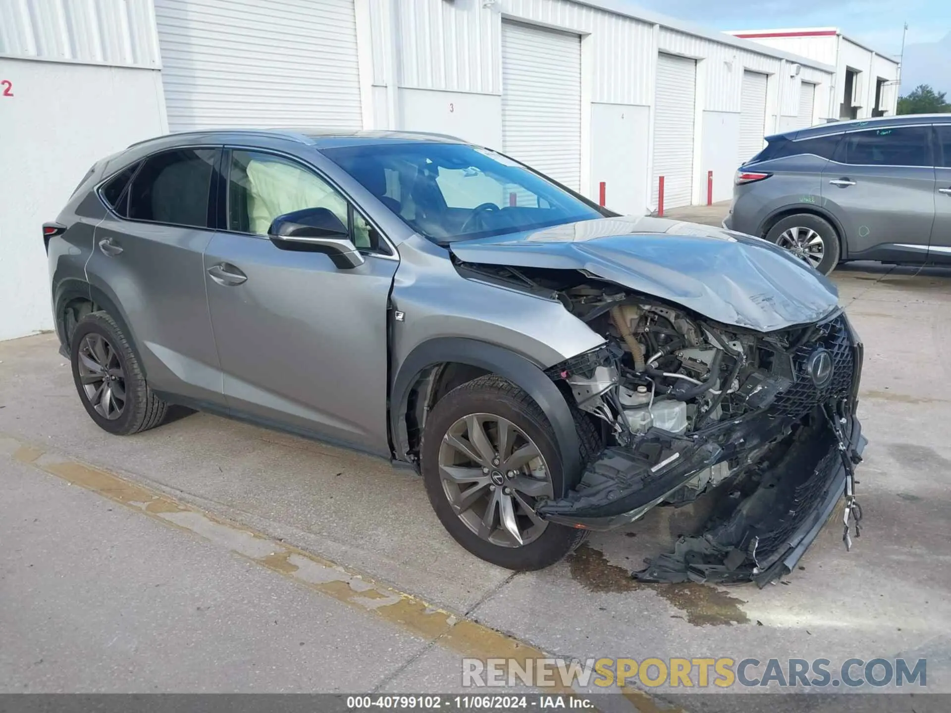 1 Photograph of a damaged car JTJYARBZXK2139024 LEXUS NX 300 2019