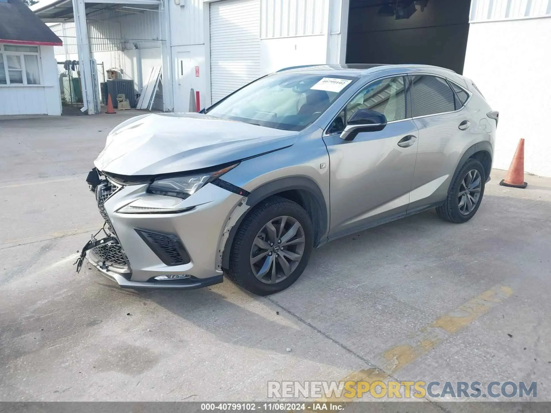 2 Photograph of a damaged car JTJYARBZXK2139024 LEXUS NX 300 2019