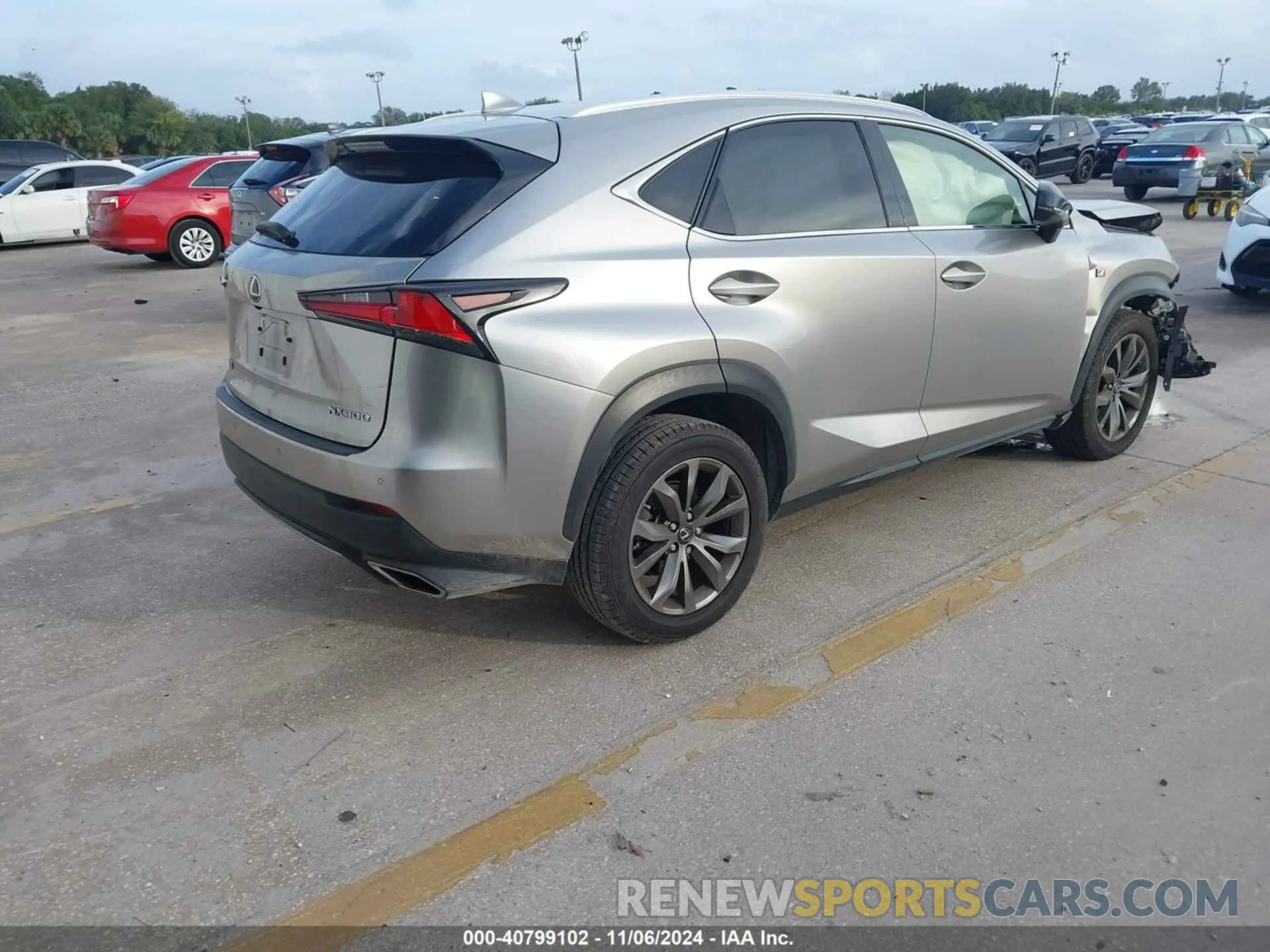 4 Photograph of a damaged car JTJYARBZXK2139024 LEXUS NX 300 2019