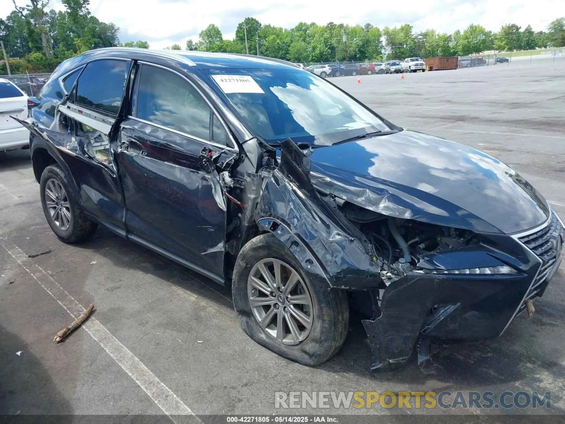 1 Photograph of a damaged car JTJAARBZ2L5000247 LEXUS NX 300 2020