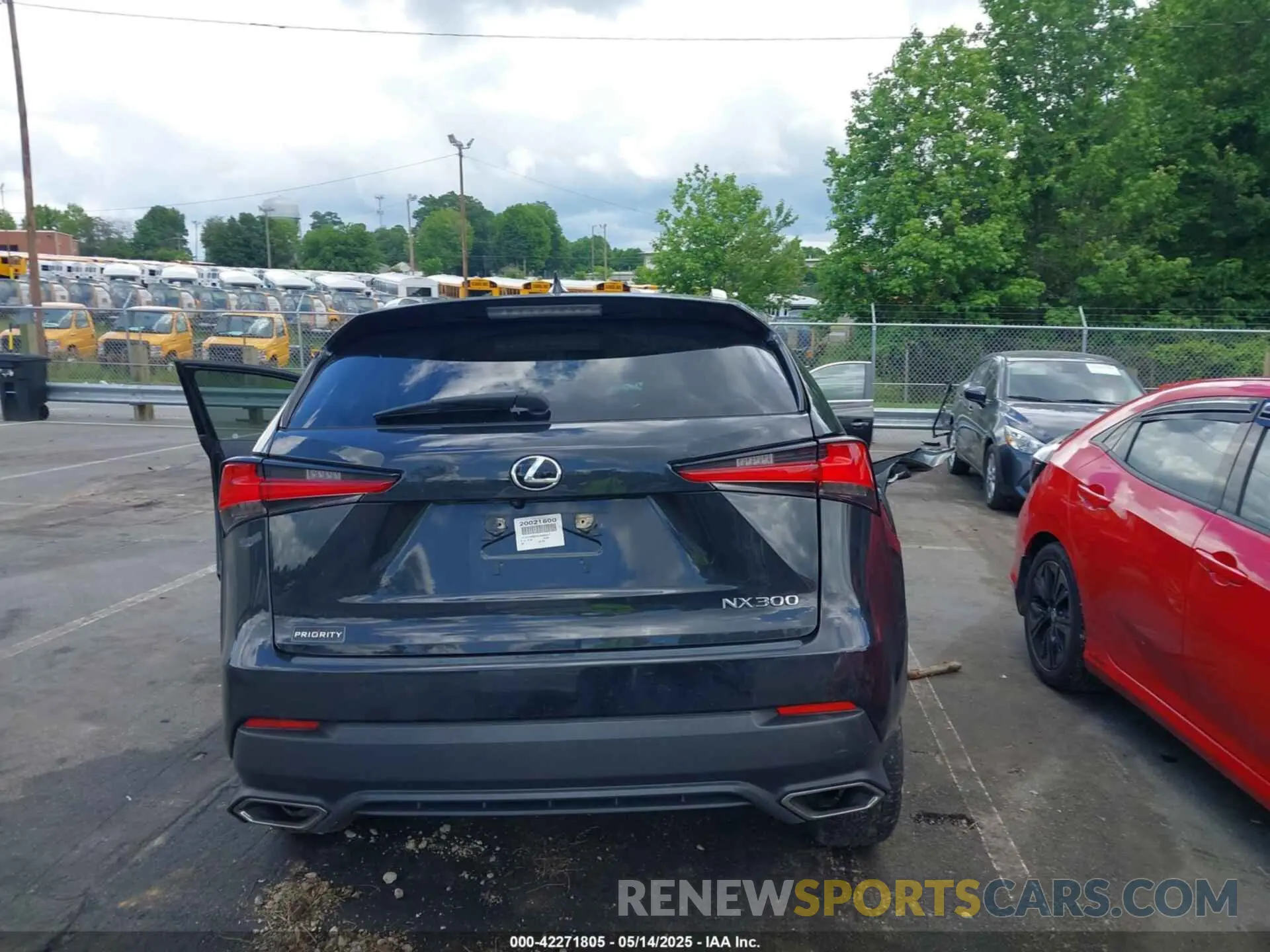 15 Photograph of a damaged car JTJAARBZ2L5000247 LEXUS NX 300 2020