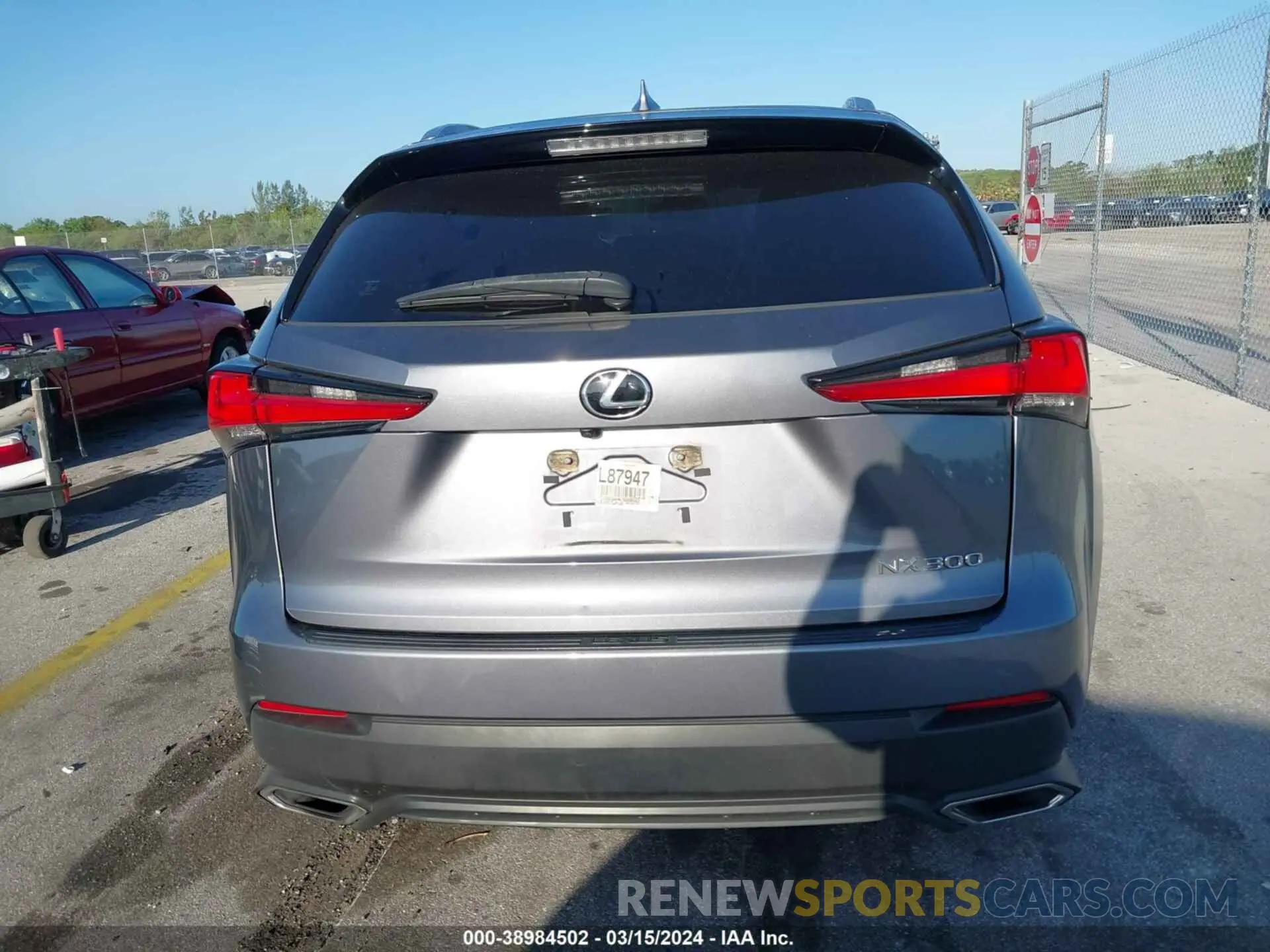 16 Photograph of a damaged car JTJAARBZ4L5009502 LEXUS NX 300 2020