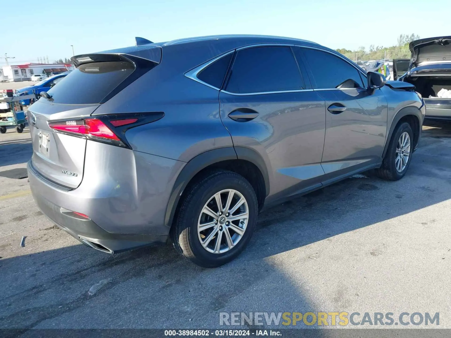 4 Photograph of a damaged car JTJAARBZ4L5009502 LEXUS NX 300 2020