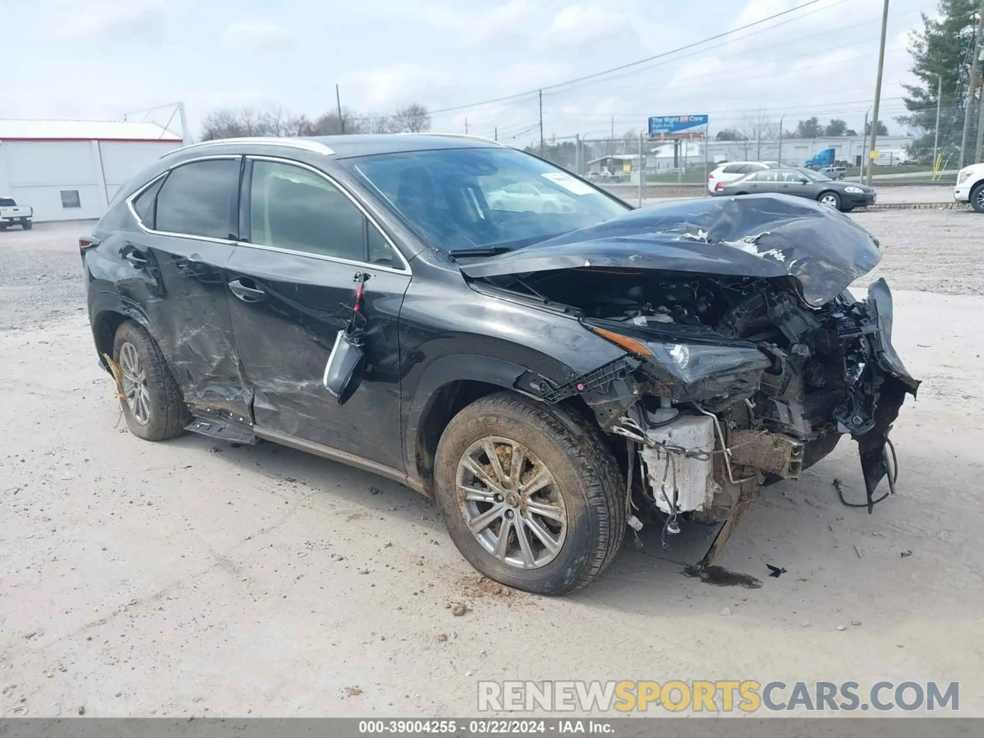 1 Photograph of a damaged car JTJAARBZ7L5012393 LEXUS NX 300 2020