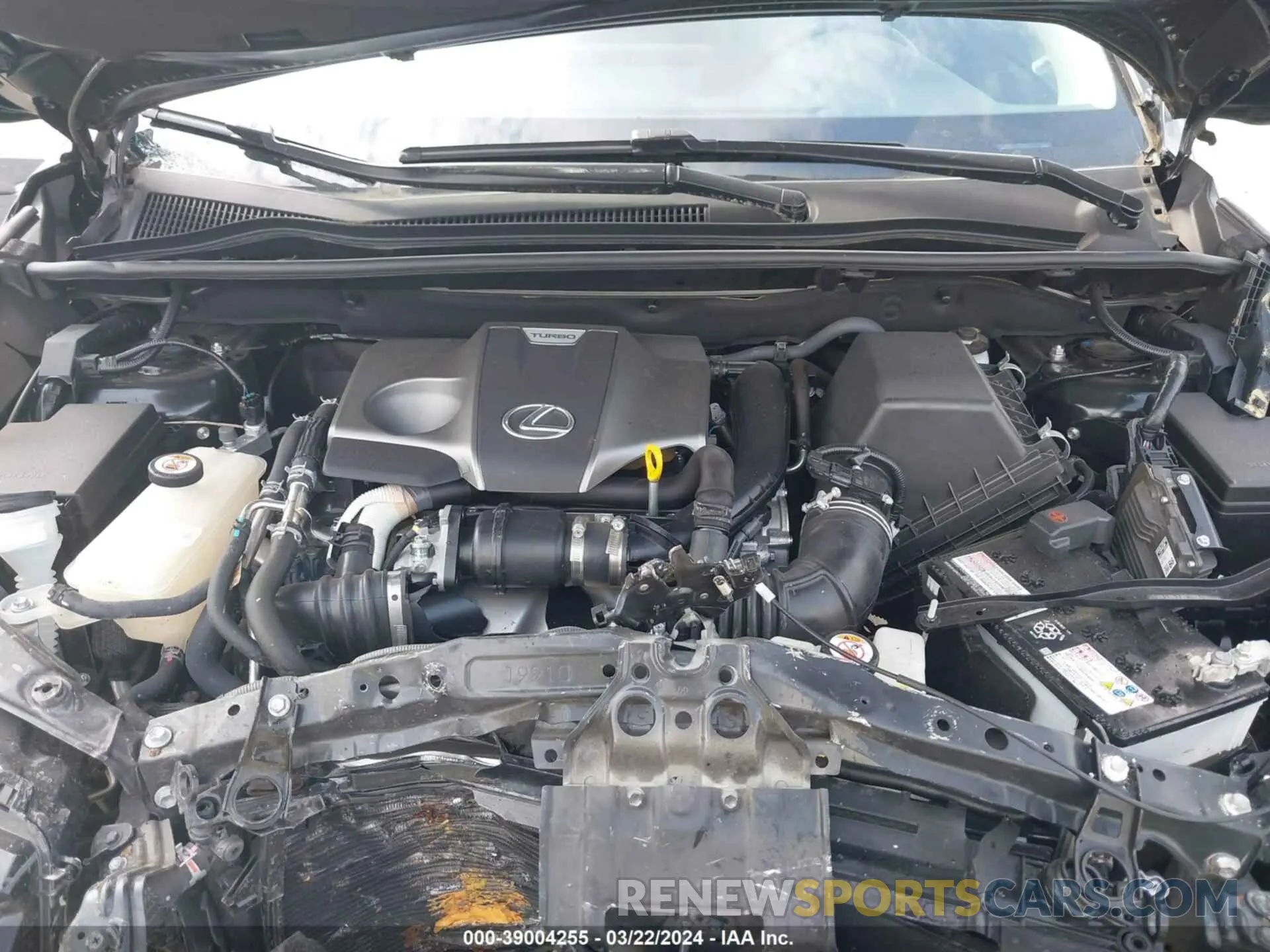 10 Photograph of a damaged car JTJAARBZ7L5012393 LEXUS NX 300 2020
