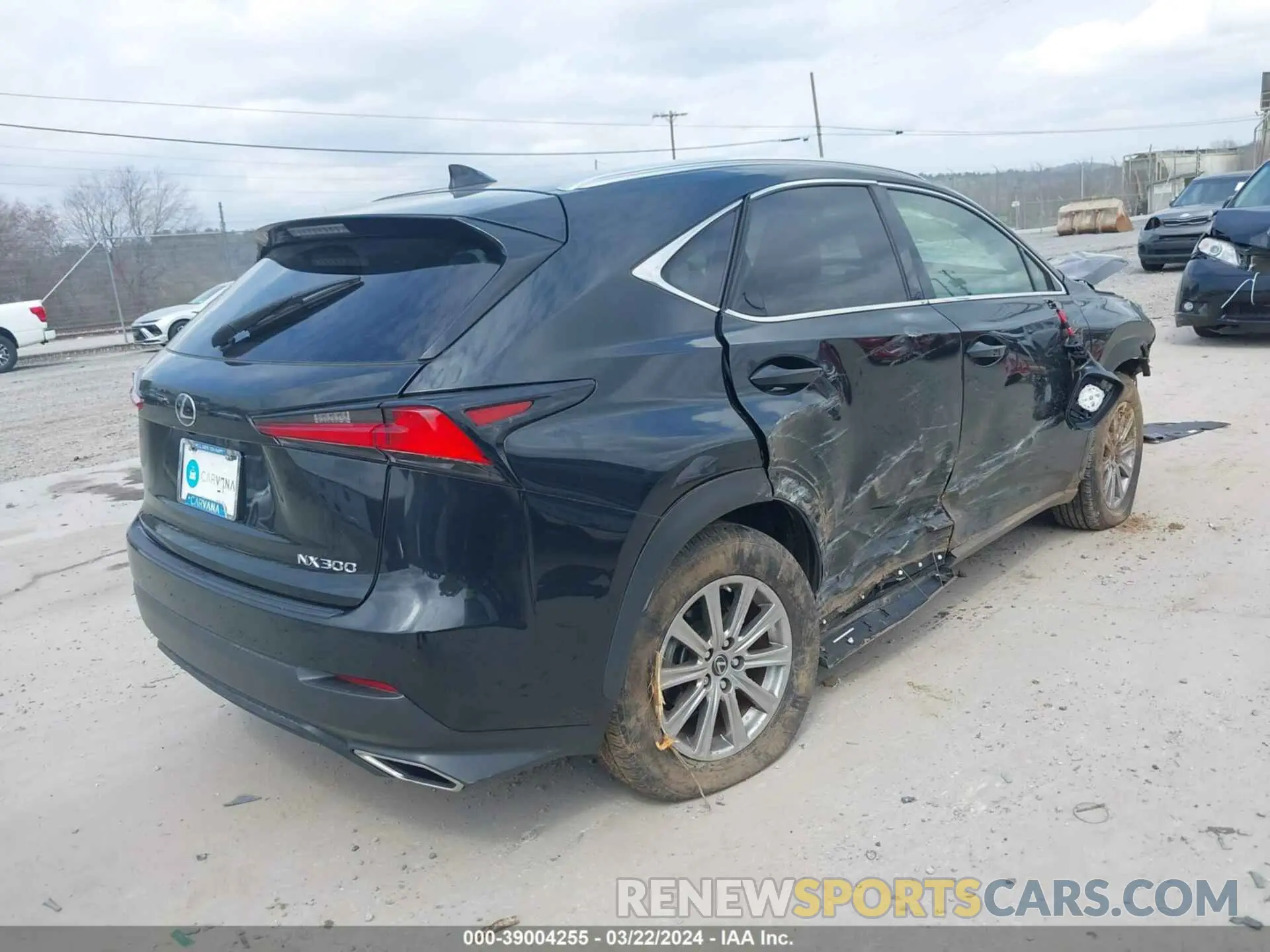 4 Photograph of a damaged car JTJAARBZ7L5012393 LEXUS NX 300 2020