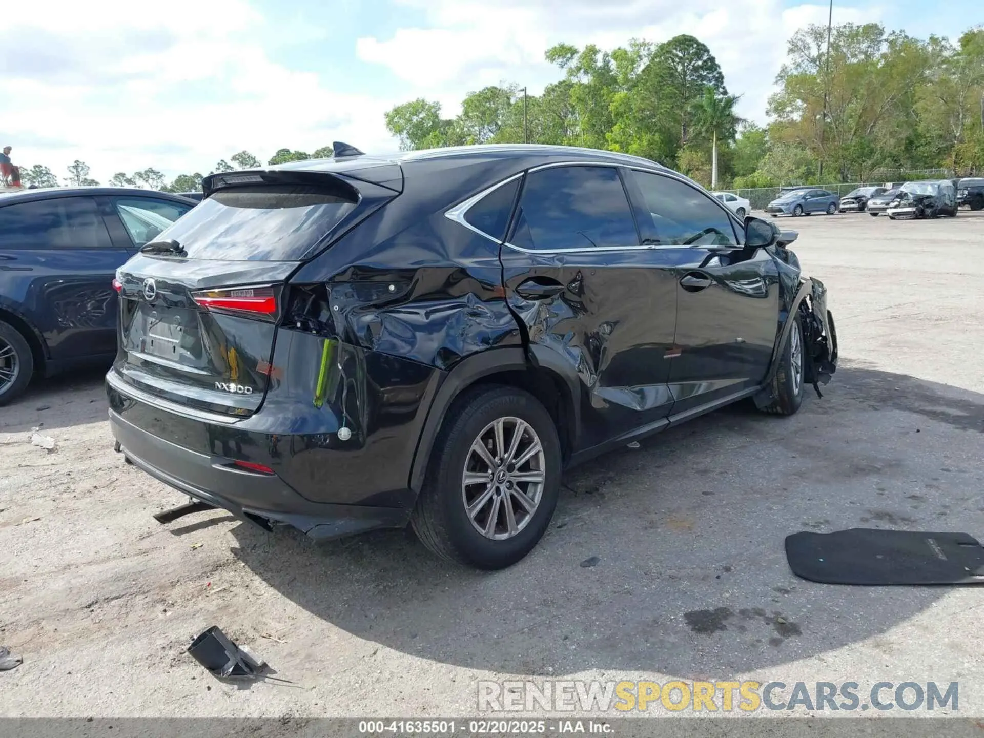4 Photograph of a damaged car JTJAARBZ8L5015805 LEXUS NX 300 2020