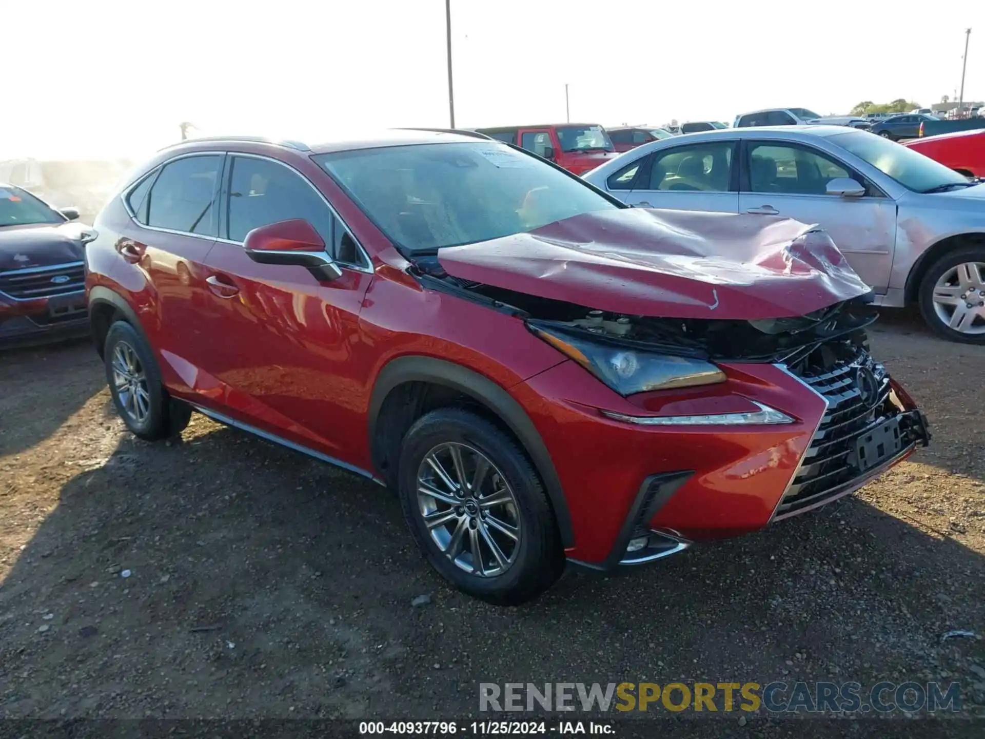 1 Photograph of a damaged car JTJAARBZXL2164699 LEXUS NX 300 2020