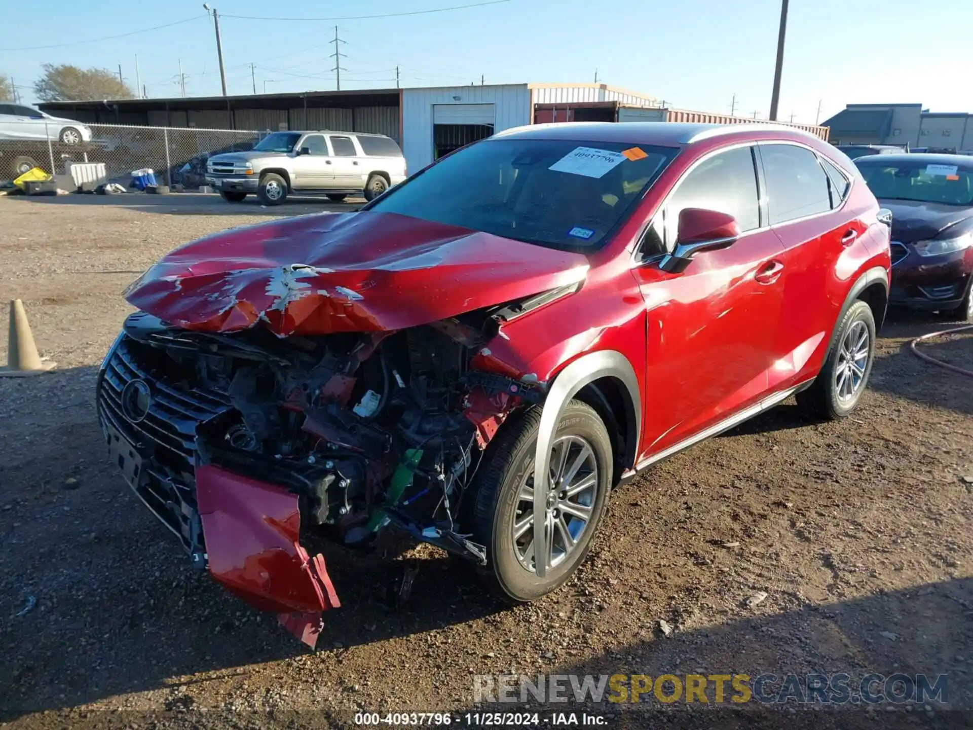 2 Photograph of a damaged car JTJAARBZXL2164699 LEXUS NX 300 2020