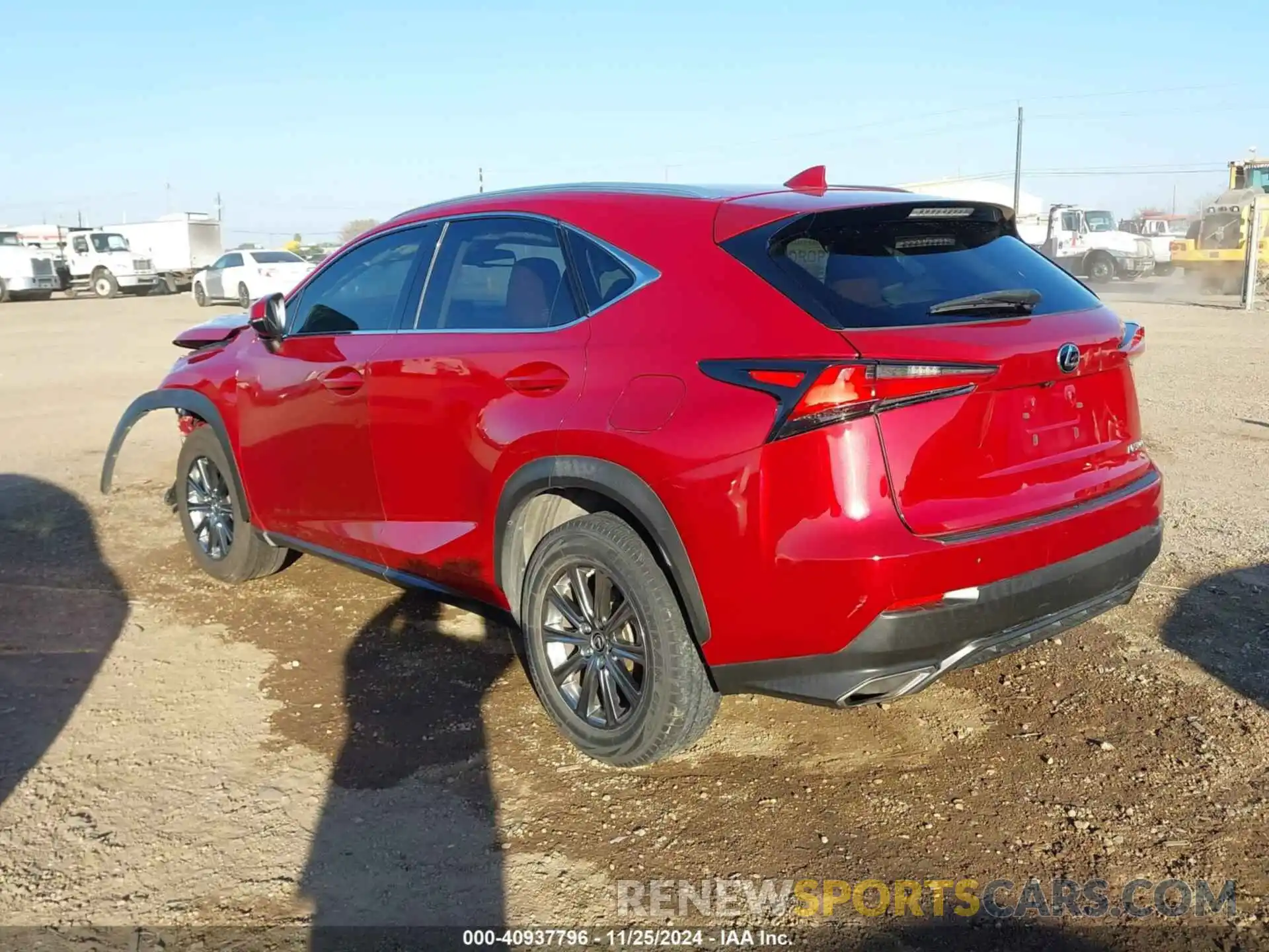 3 Photograph of a damaged car JTJAARBZXL2164699 LEXUS NX 300 2020