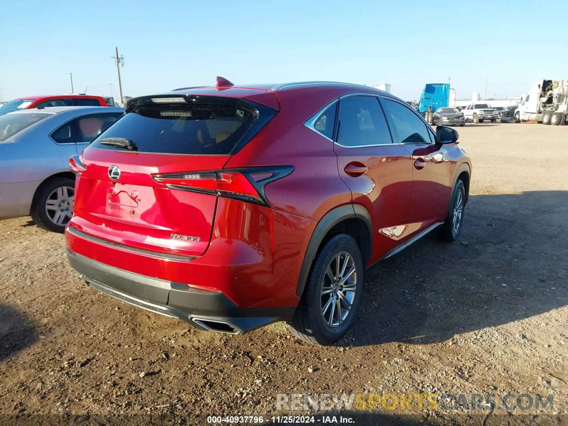 4 Photograph of a damaged car JTJAARBZXL2164699 LEXUS NX 300 2020