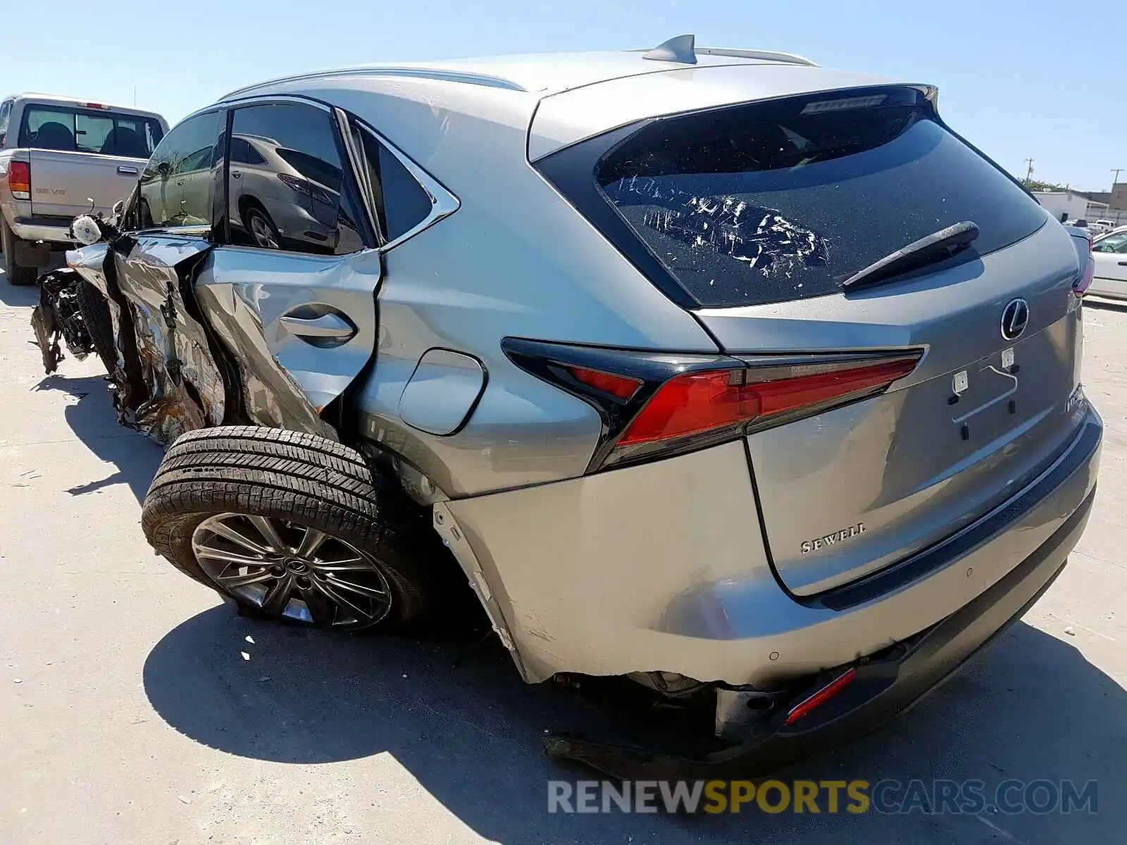 3 Photograph of a damaged car JTJDARBZ0L5004472 LEXUS NX 300 2020