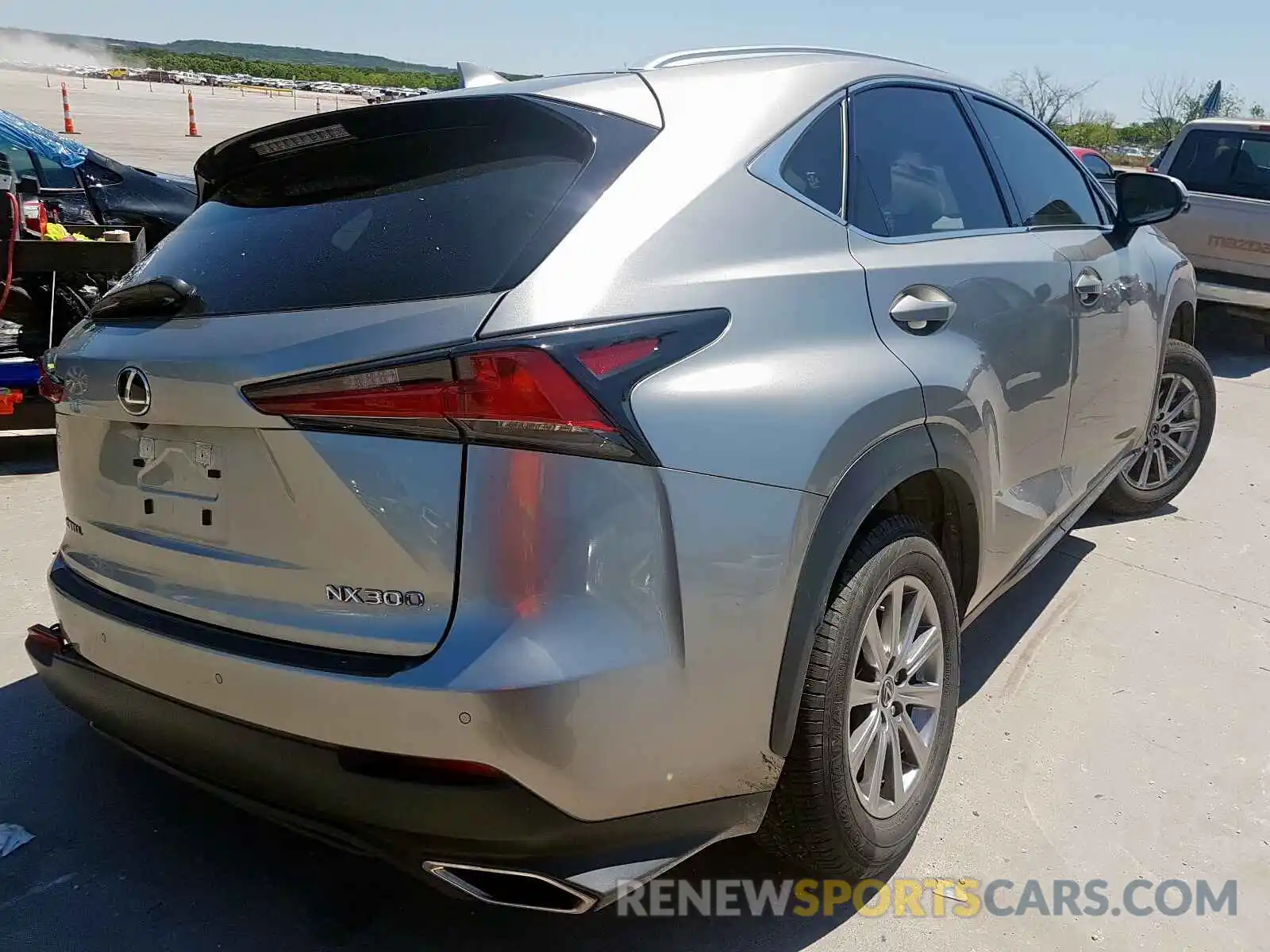 4 Photograph of a damaged car JTJDARBZ0L5004472 LEXUS NX 300 2020