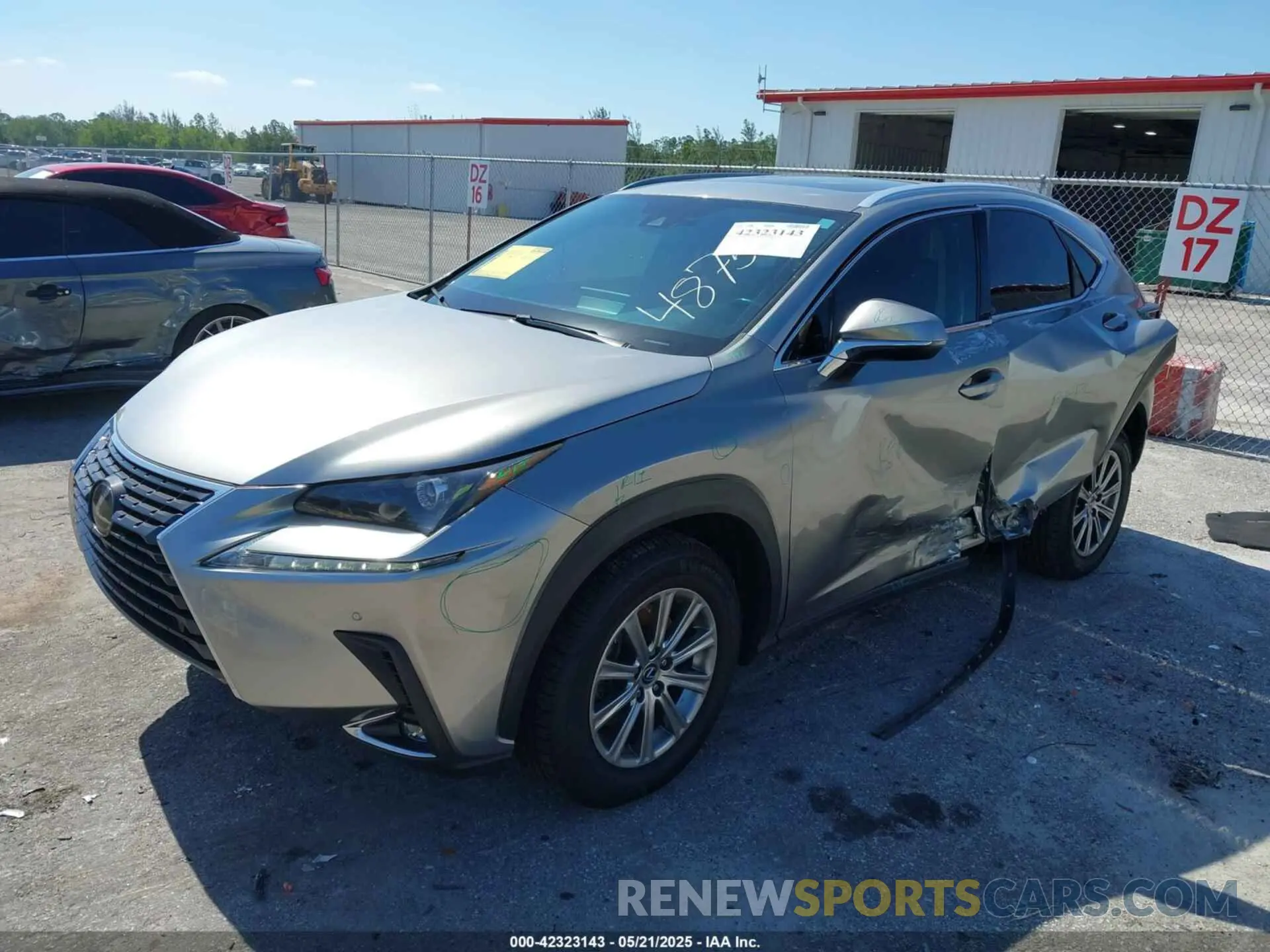 2 Photograph of a damaged car JTJDARBZ0L5004875 LEXUS NX 300 2020