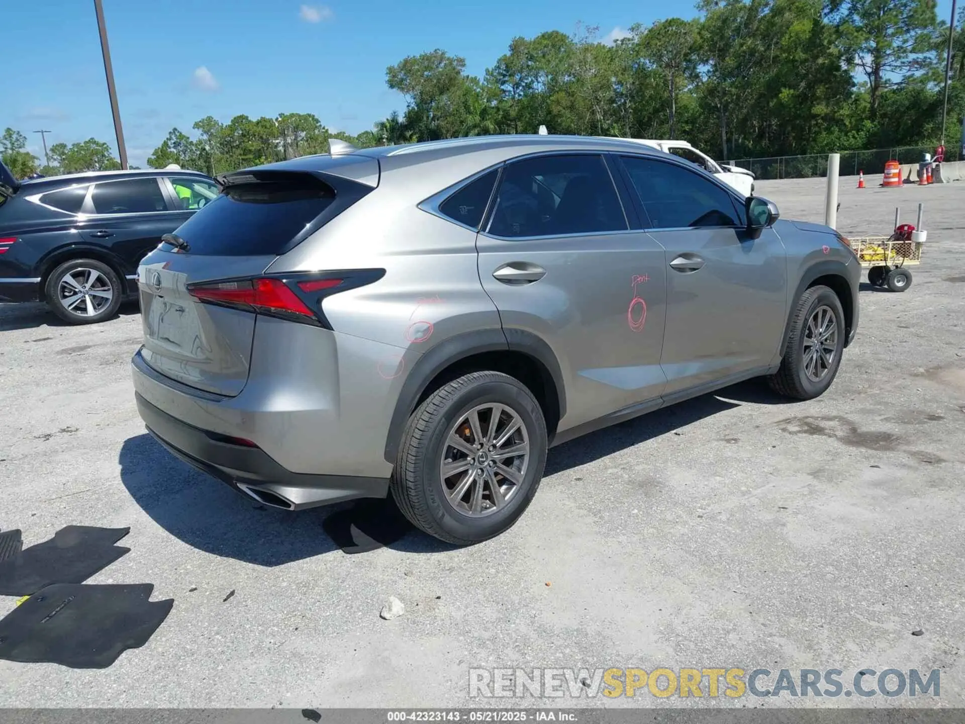 4 Photograph of a damaged car JTJDARBZ0L5004875 LEXUS NX 300 2020