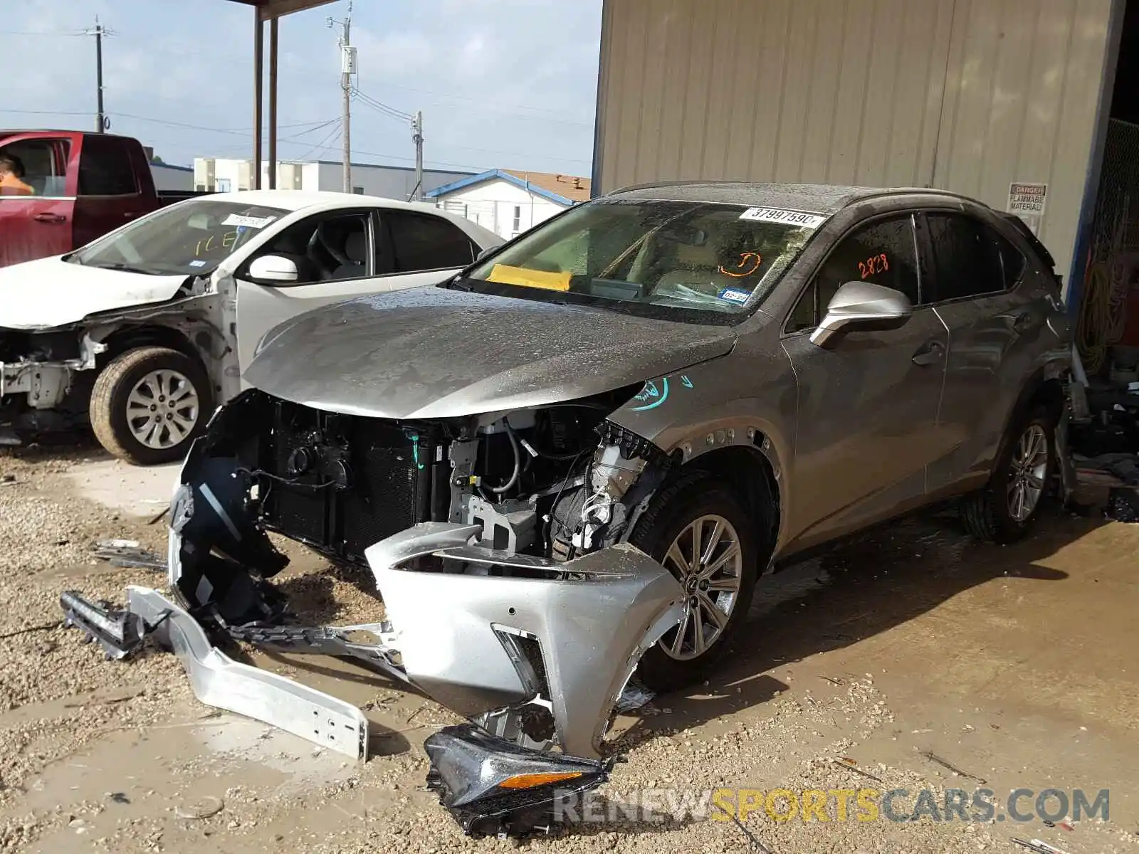 2 Photograph of a damaged car JTJDARBZ2L5010015 LEXUS NX 300 2020