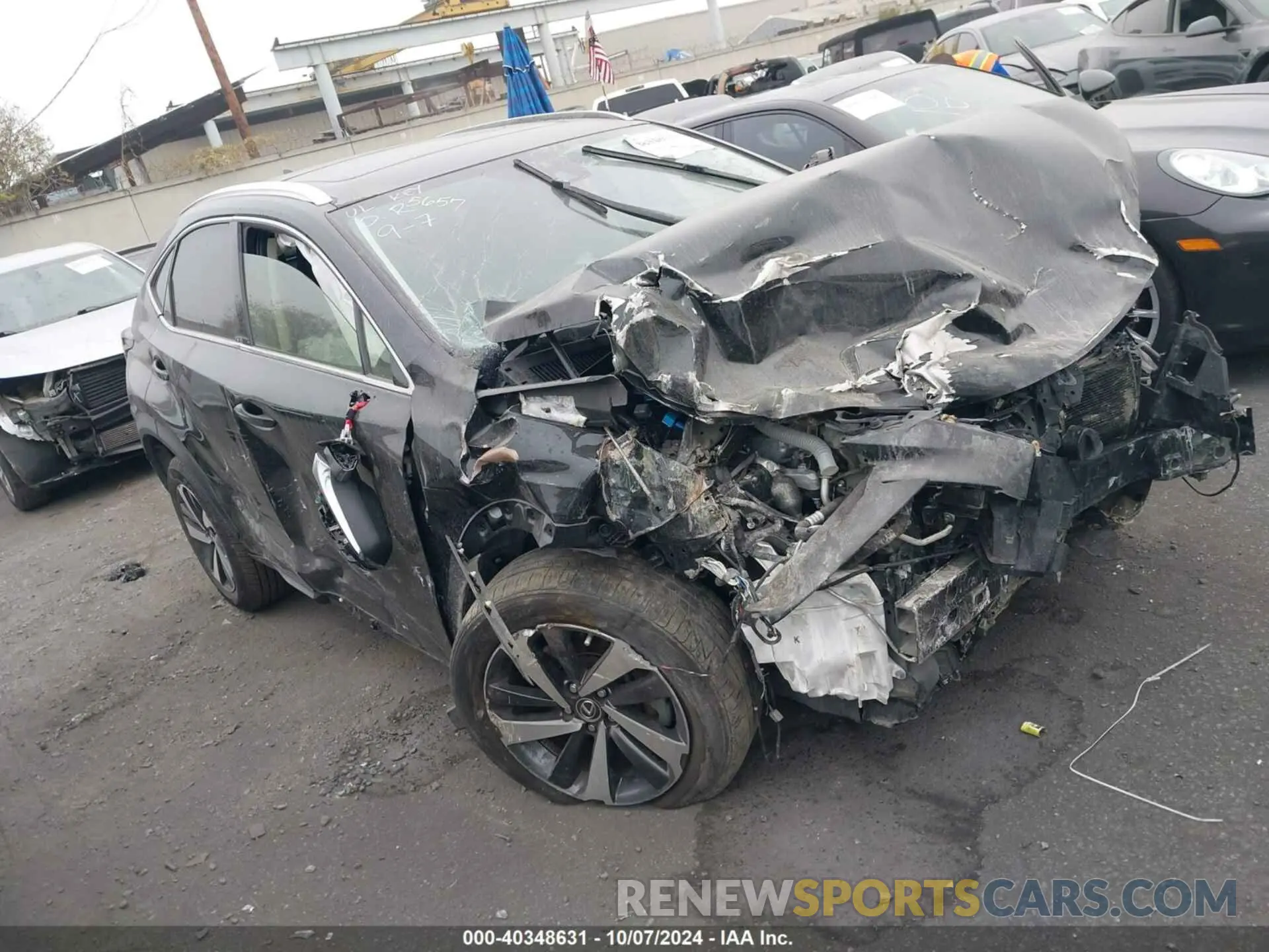 1 Photograph of a damaged car JTJDARBZ2L5013271 LEXUS NX 300 2020