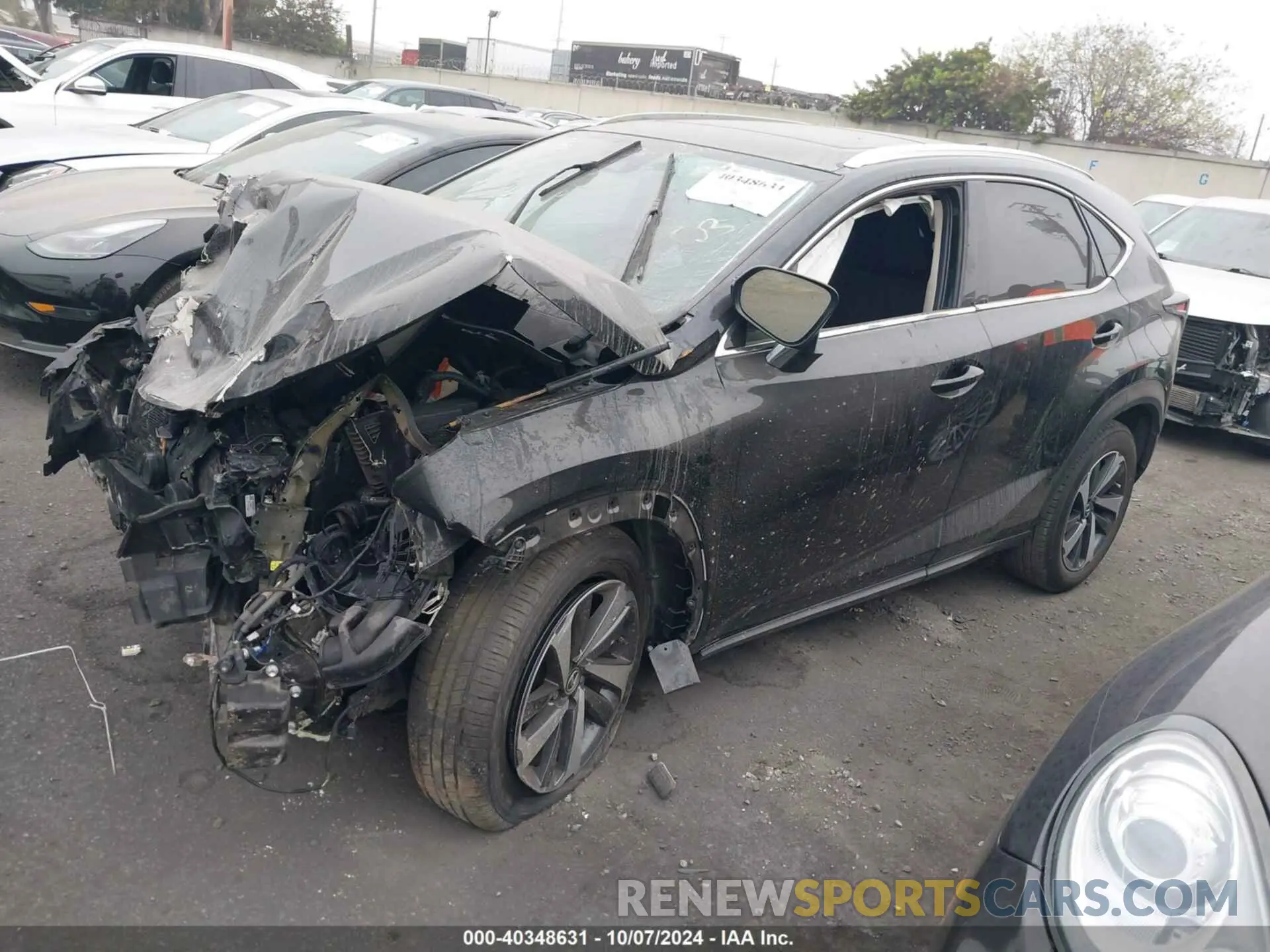 2 Photograph of a damaged car JTJDARBZ2L5013271 LEXUS NX 300 2020